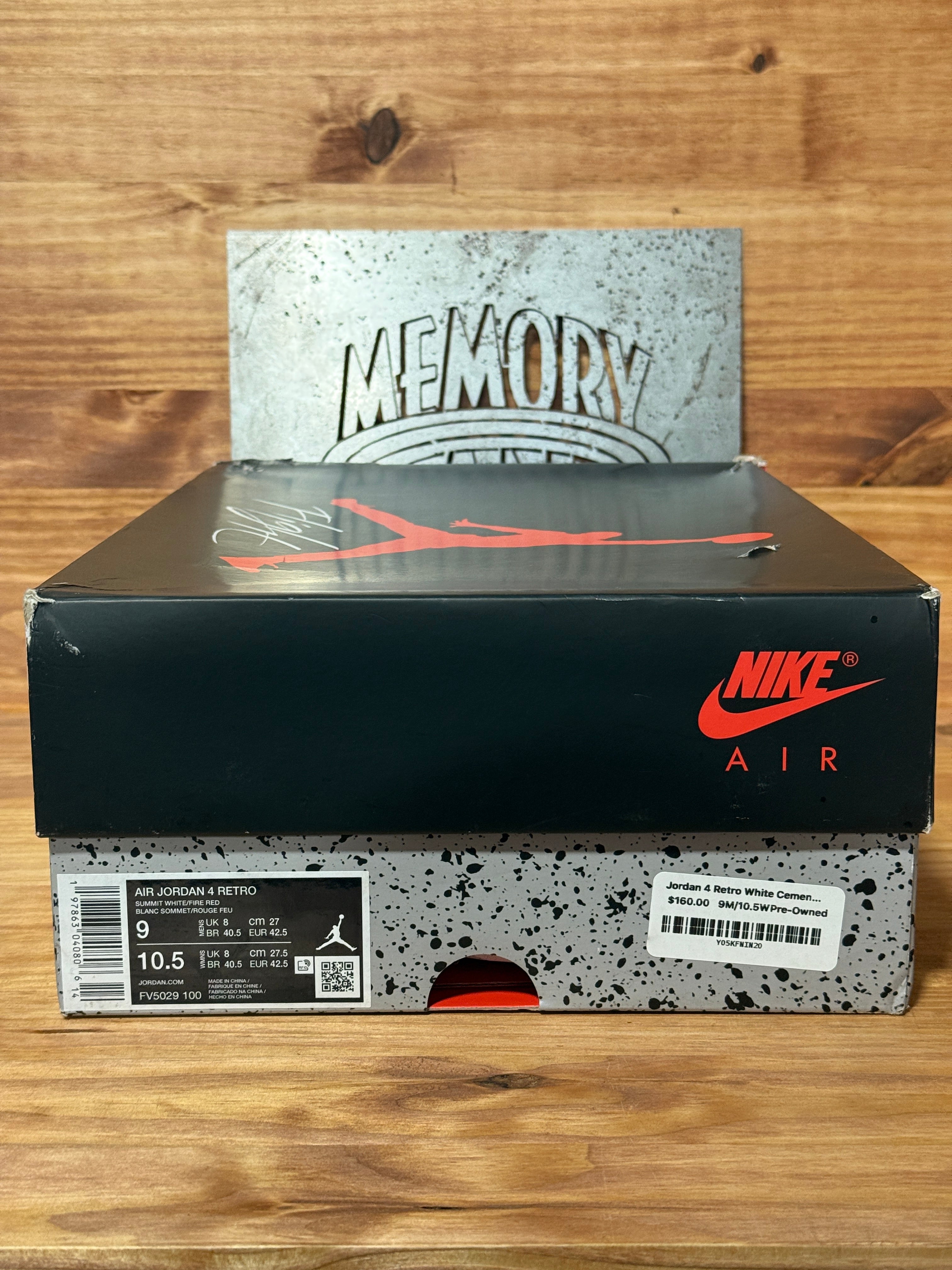 Jordan 4 Retro White Cement (2025)