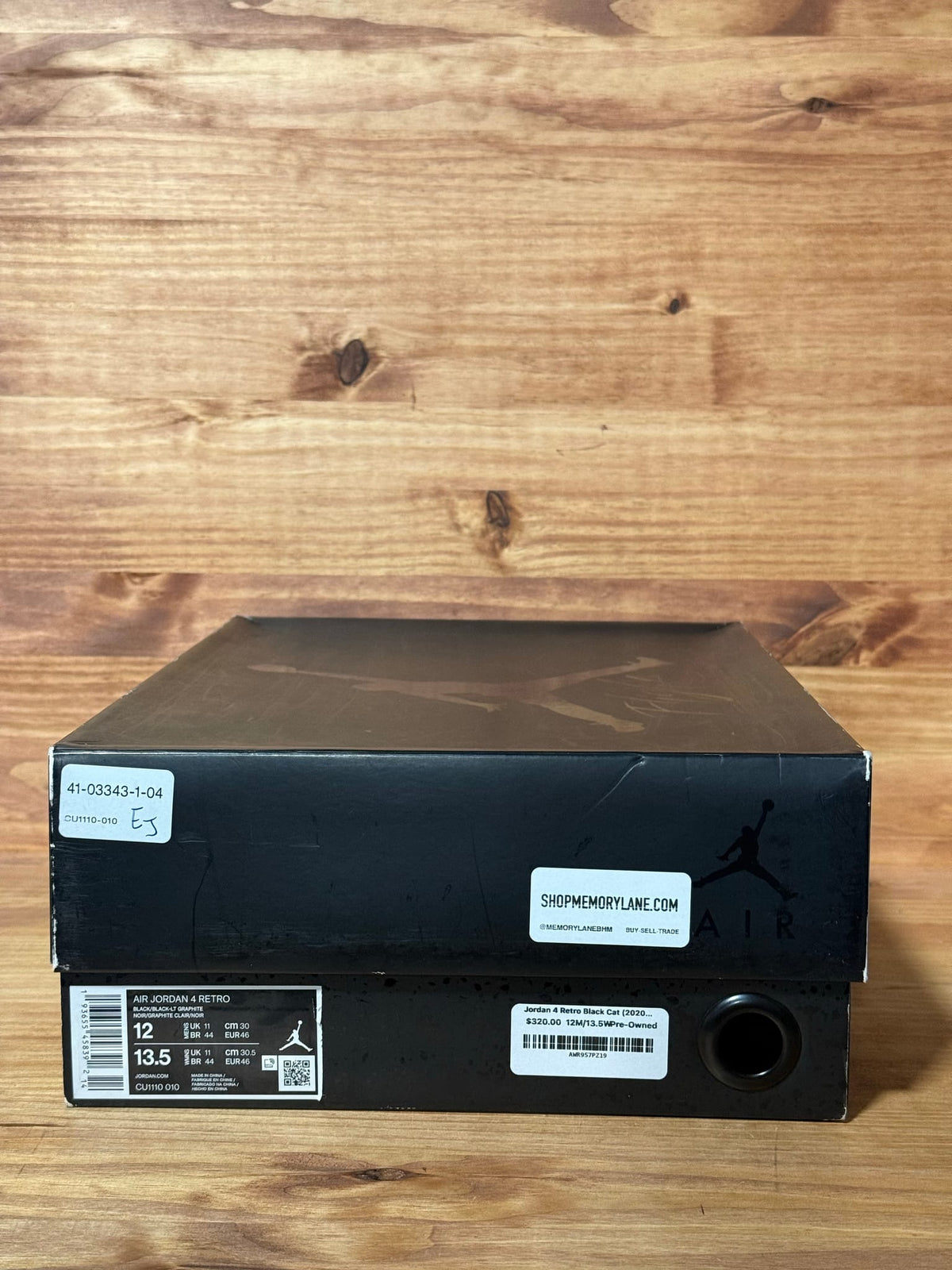 Jordan 4 Retro Black Cat (2020) - Size 12