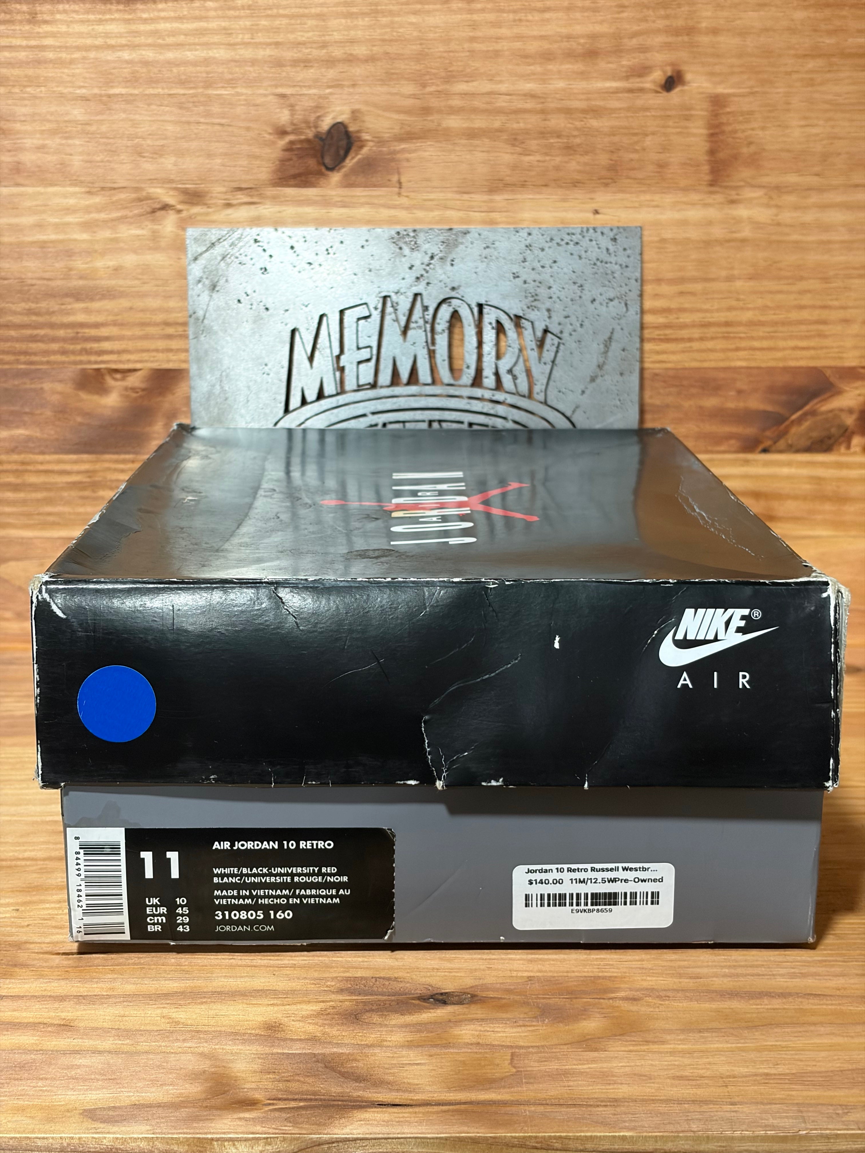 Jordan 10 Retro Russell Westbrook Class of 2006