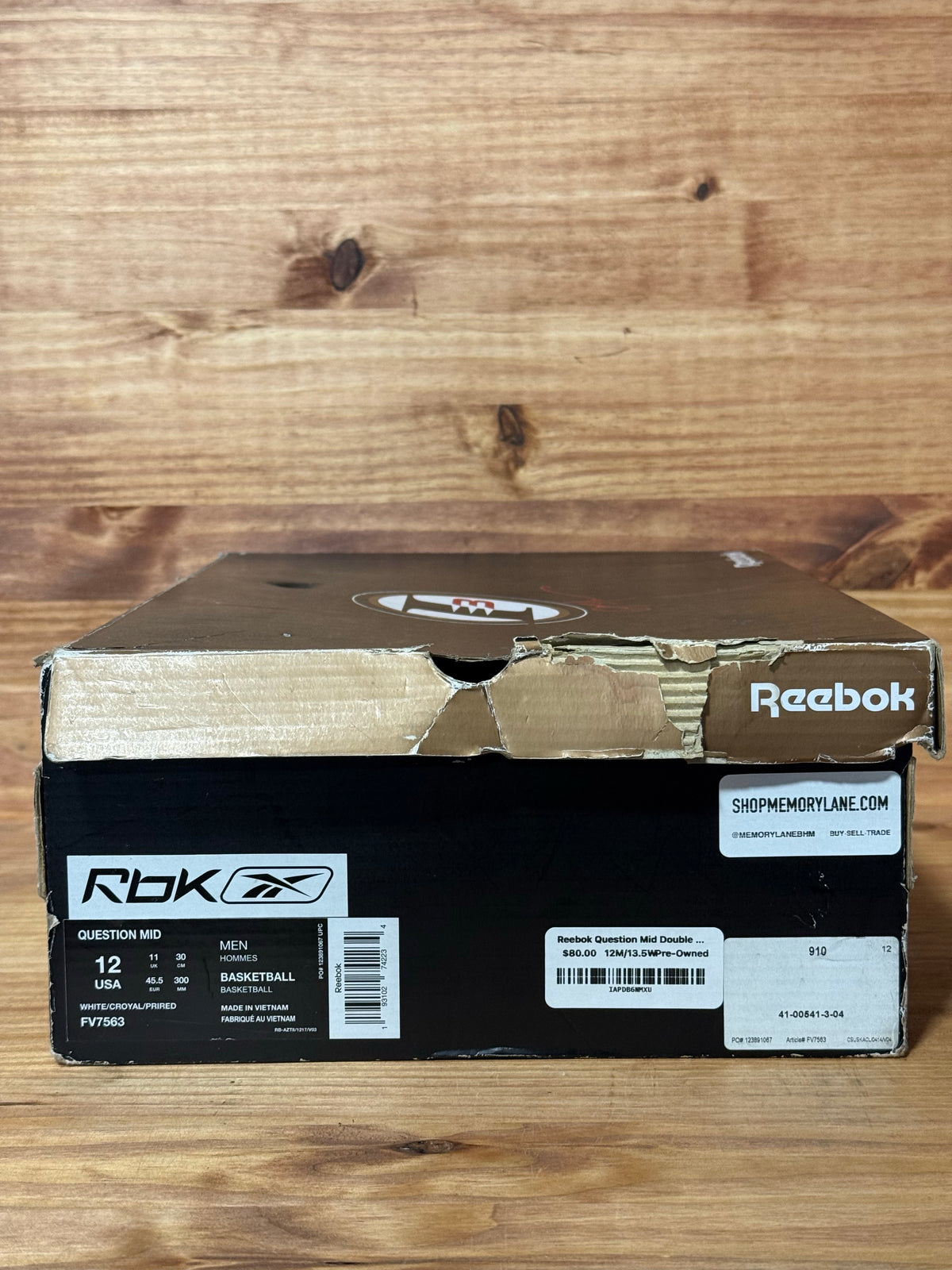 Reebok Question Mid Double Cross