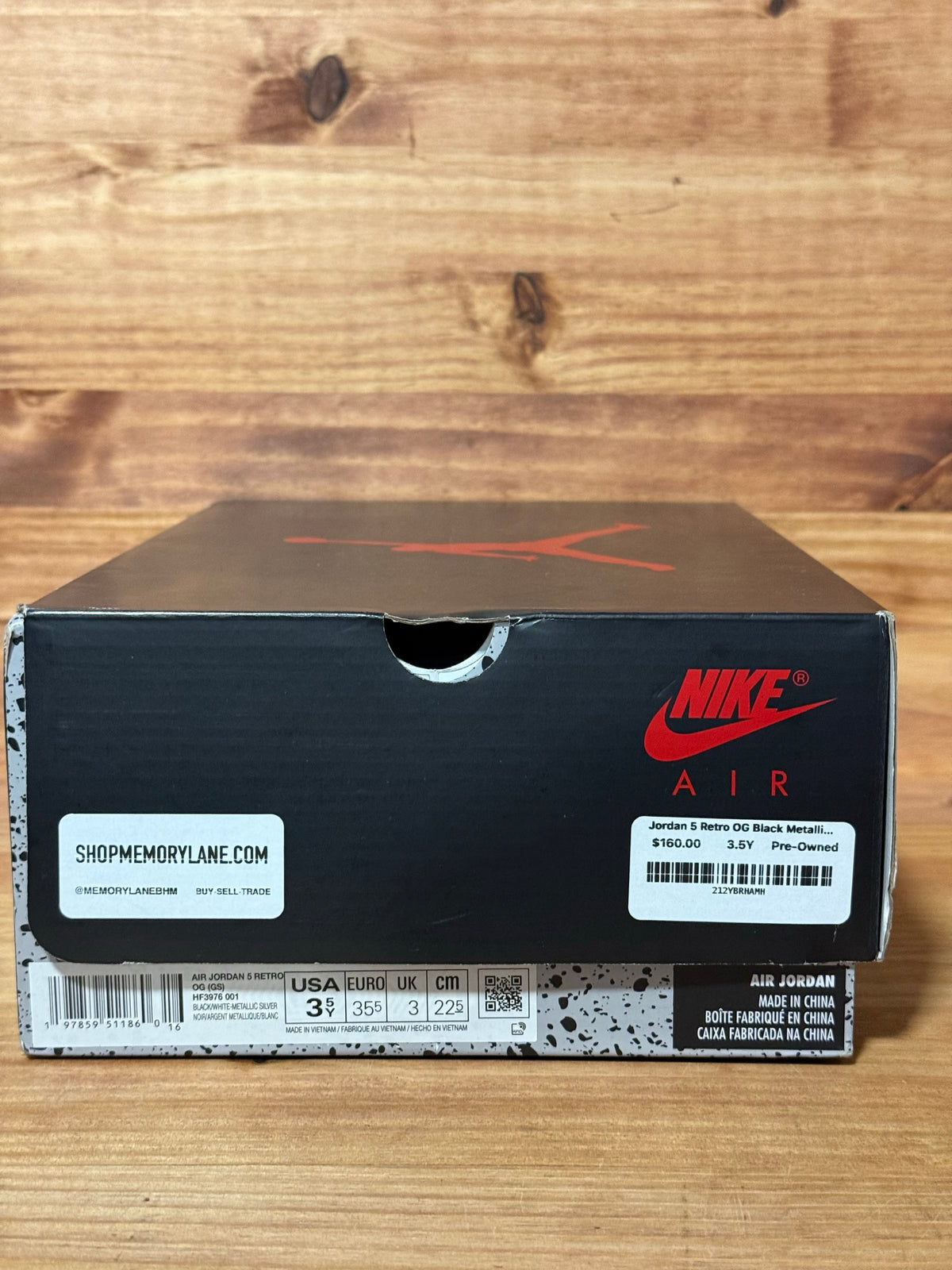 Jordan 5 Retro OG Black Metallic Reimagined (GS)