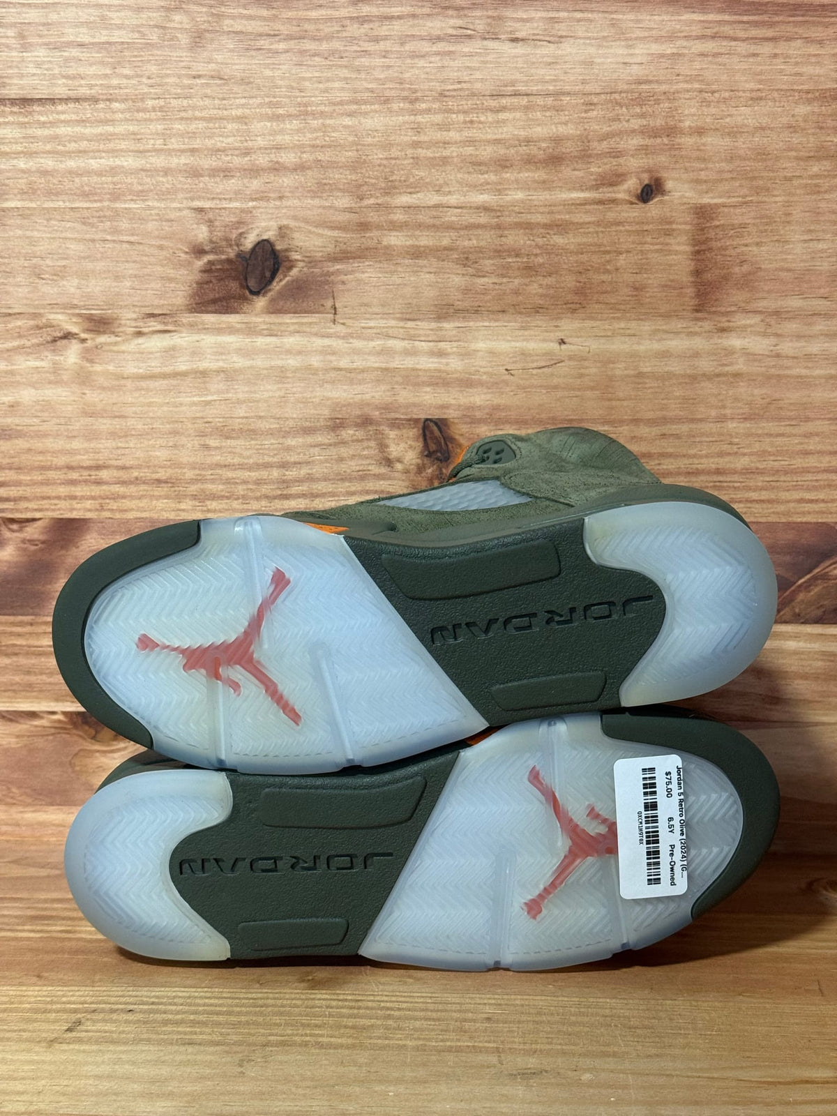 Jordan 5 Retro Olive (2024) (GS) - Size 6.5Y