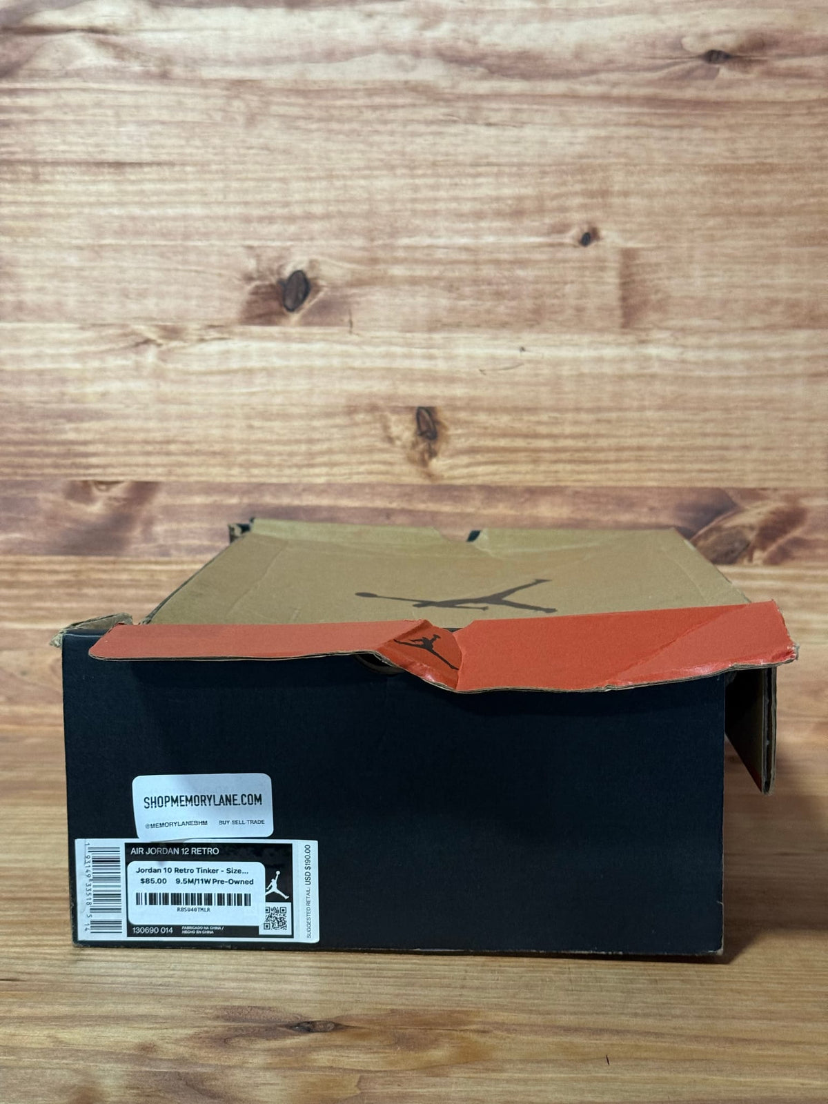 Jordan 10 Retro Tinker - Size 9.5