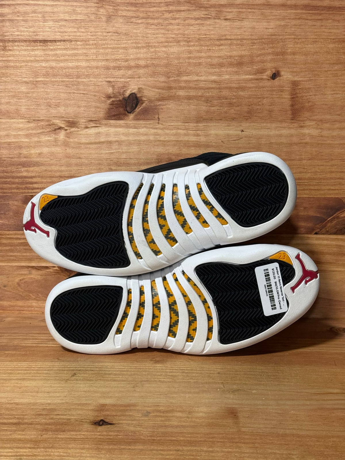 Jordan 12 Retro Reverse Taxi - Size 9