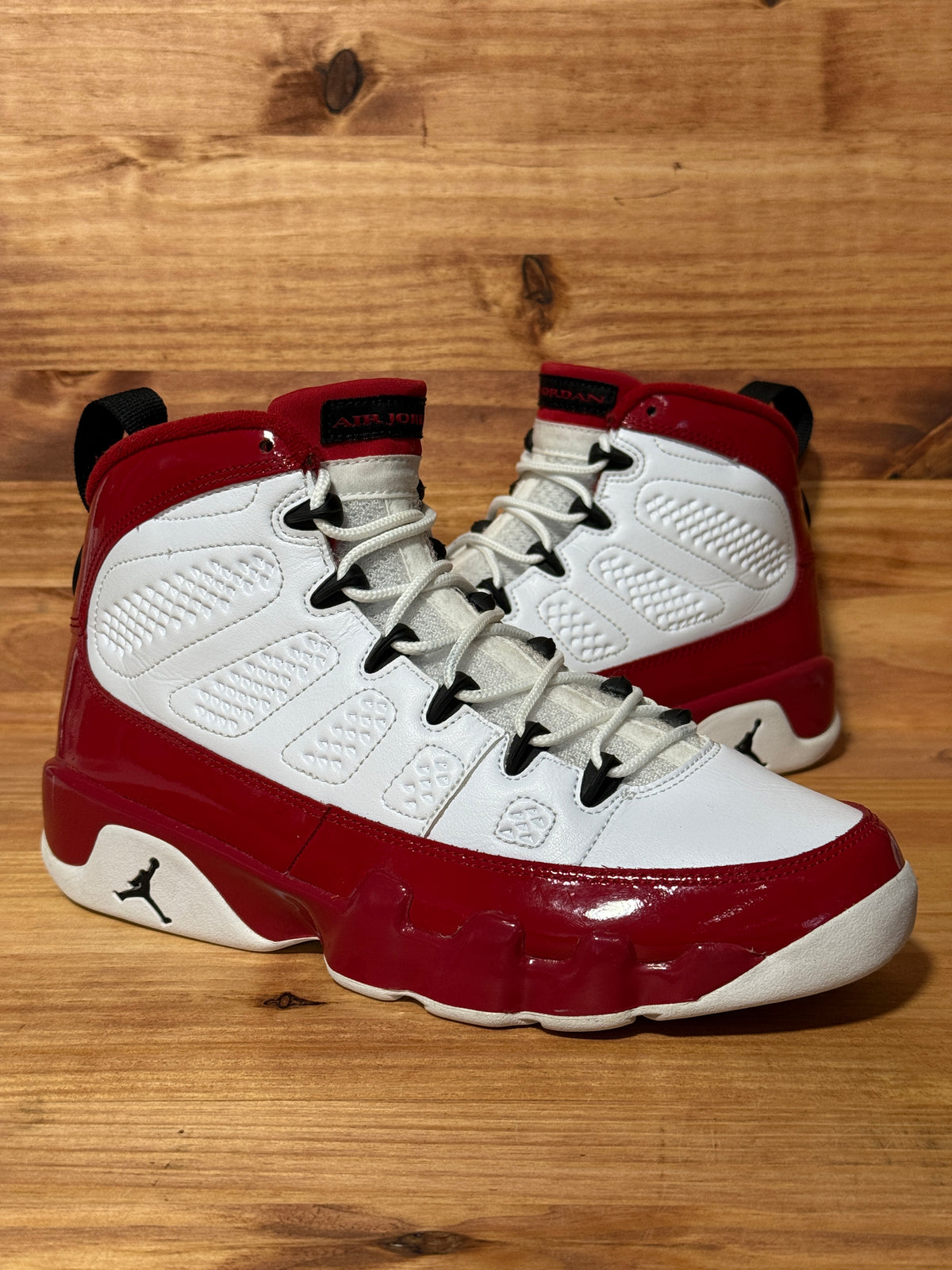 Jordan 9 Retro White Gym Red