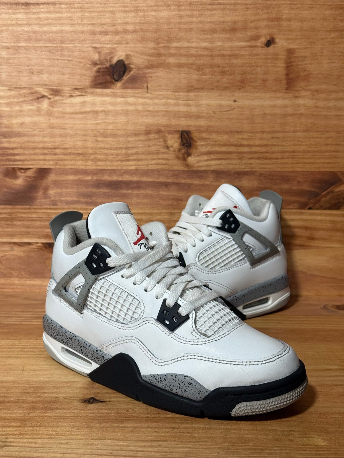 Jordan 4 Retro White Cement (2025) (GS) - Size 5Y