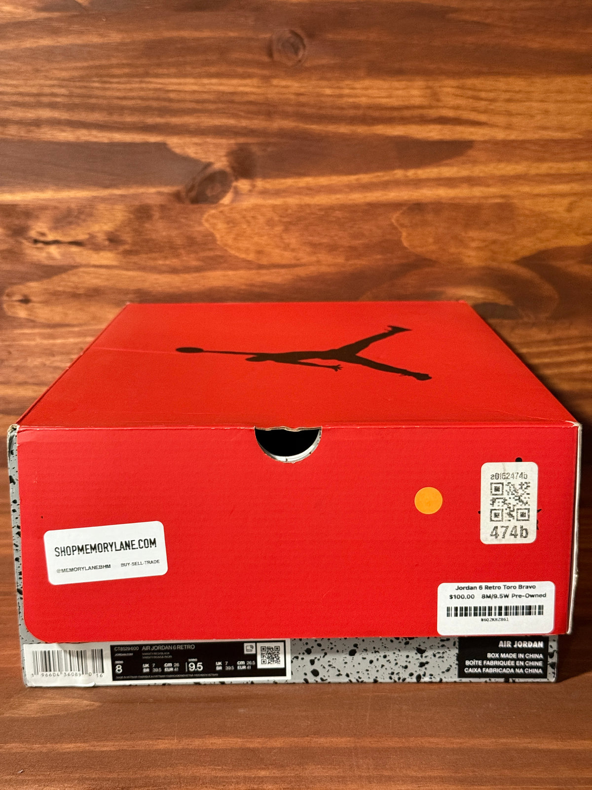 Jordan 6 Retro Toro Bravo