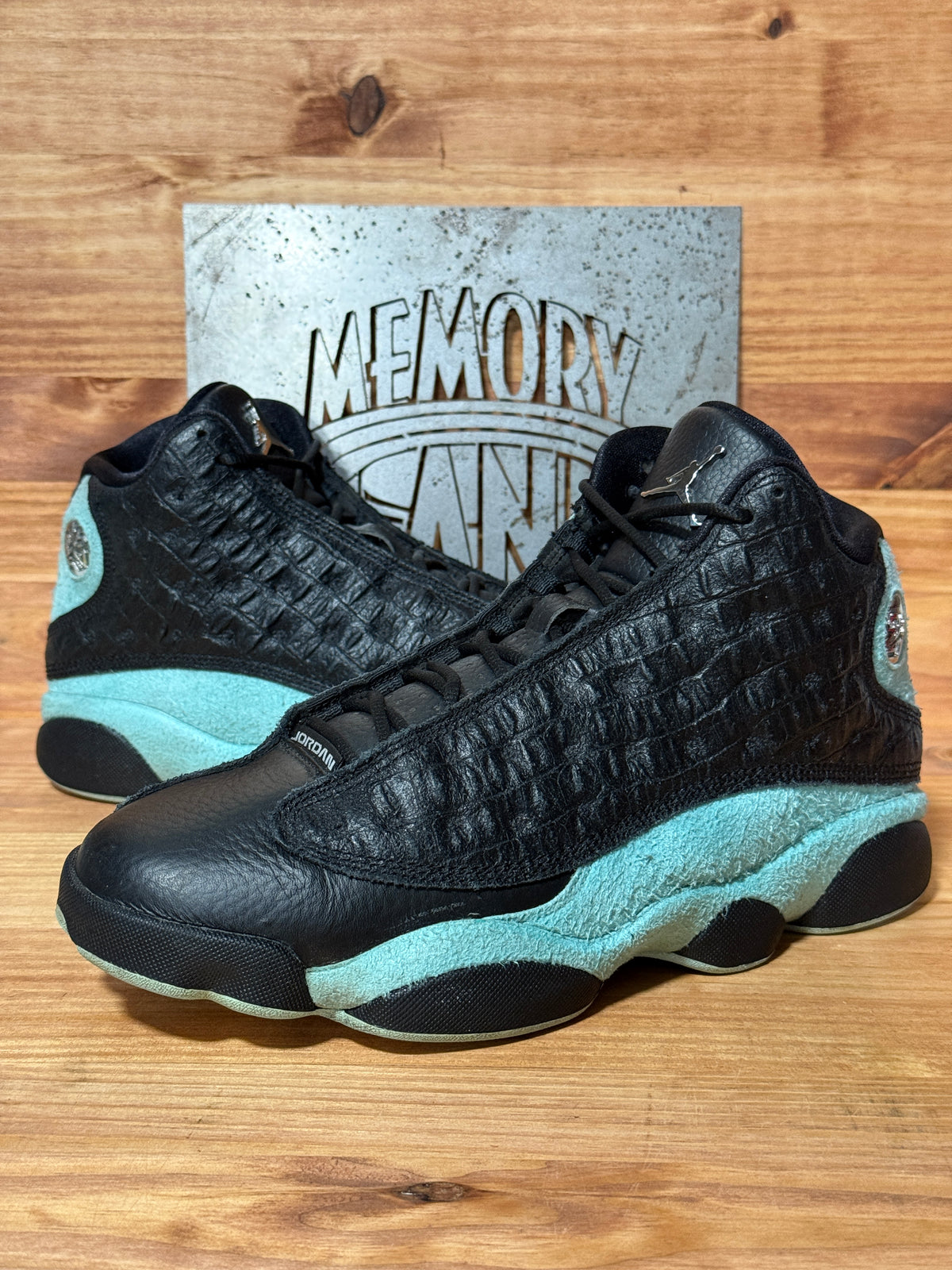 Jordan 13 Retro Black Island Green