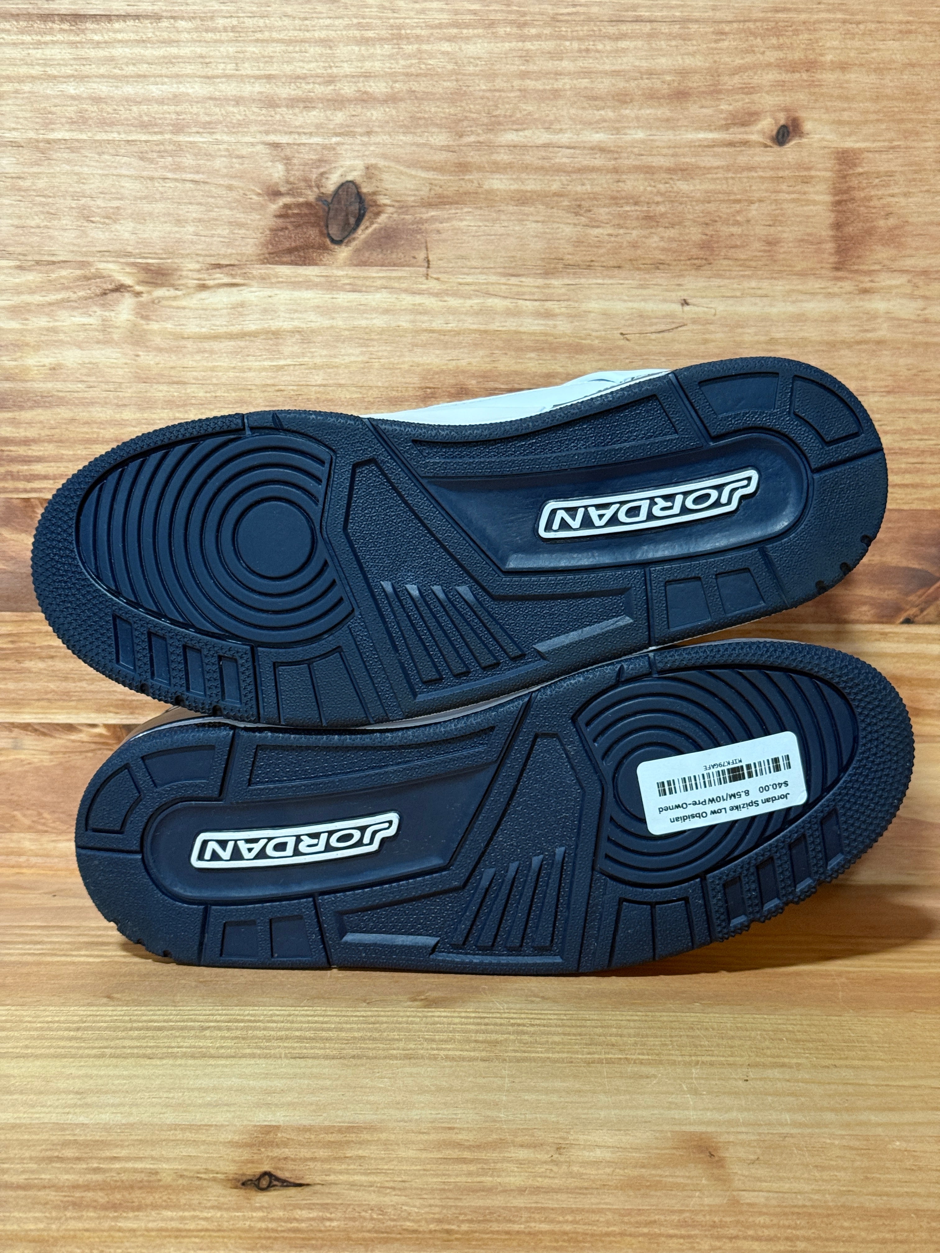 Jordan Spizike Low Obsidian