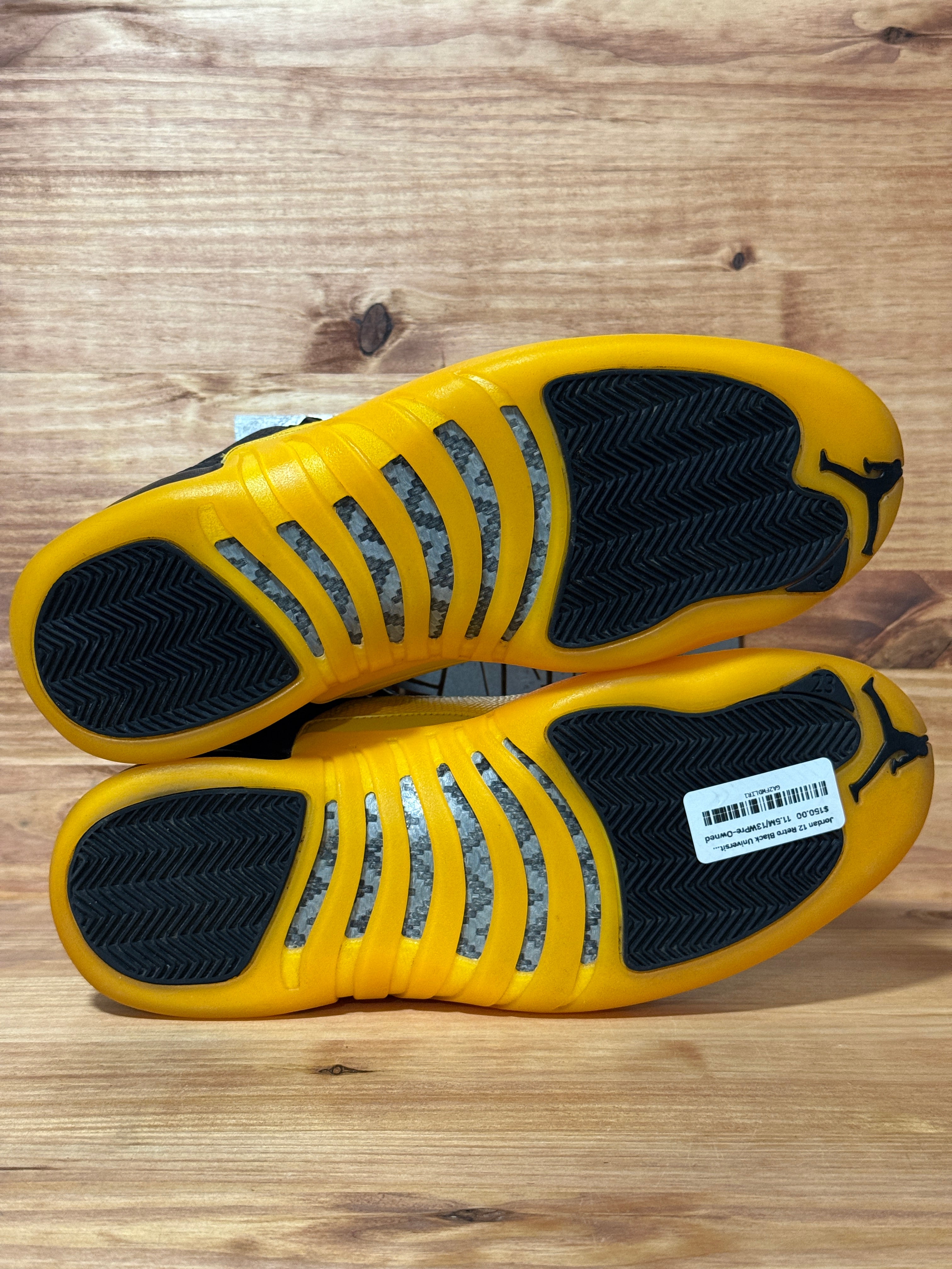 Jordan 12 Retro Black University Gold