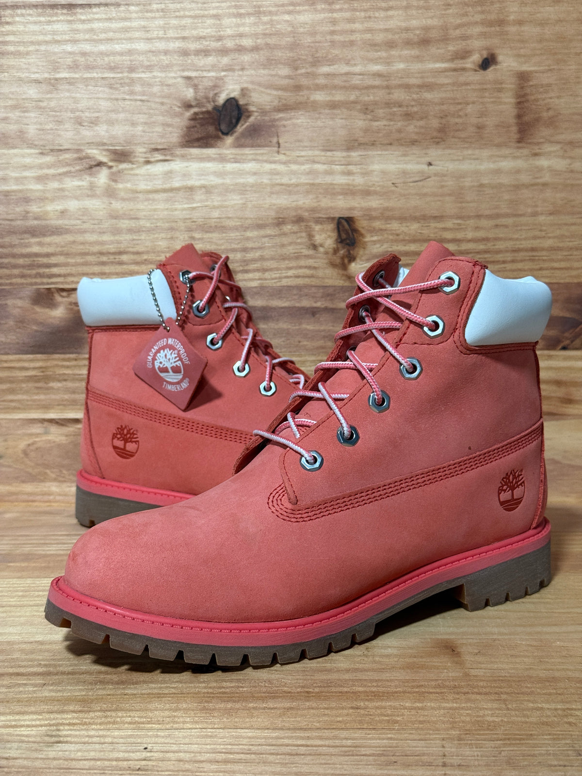 imberland 6 Inch Premium Boot Junior '50th Anniversary - Medium Pink'
