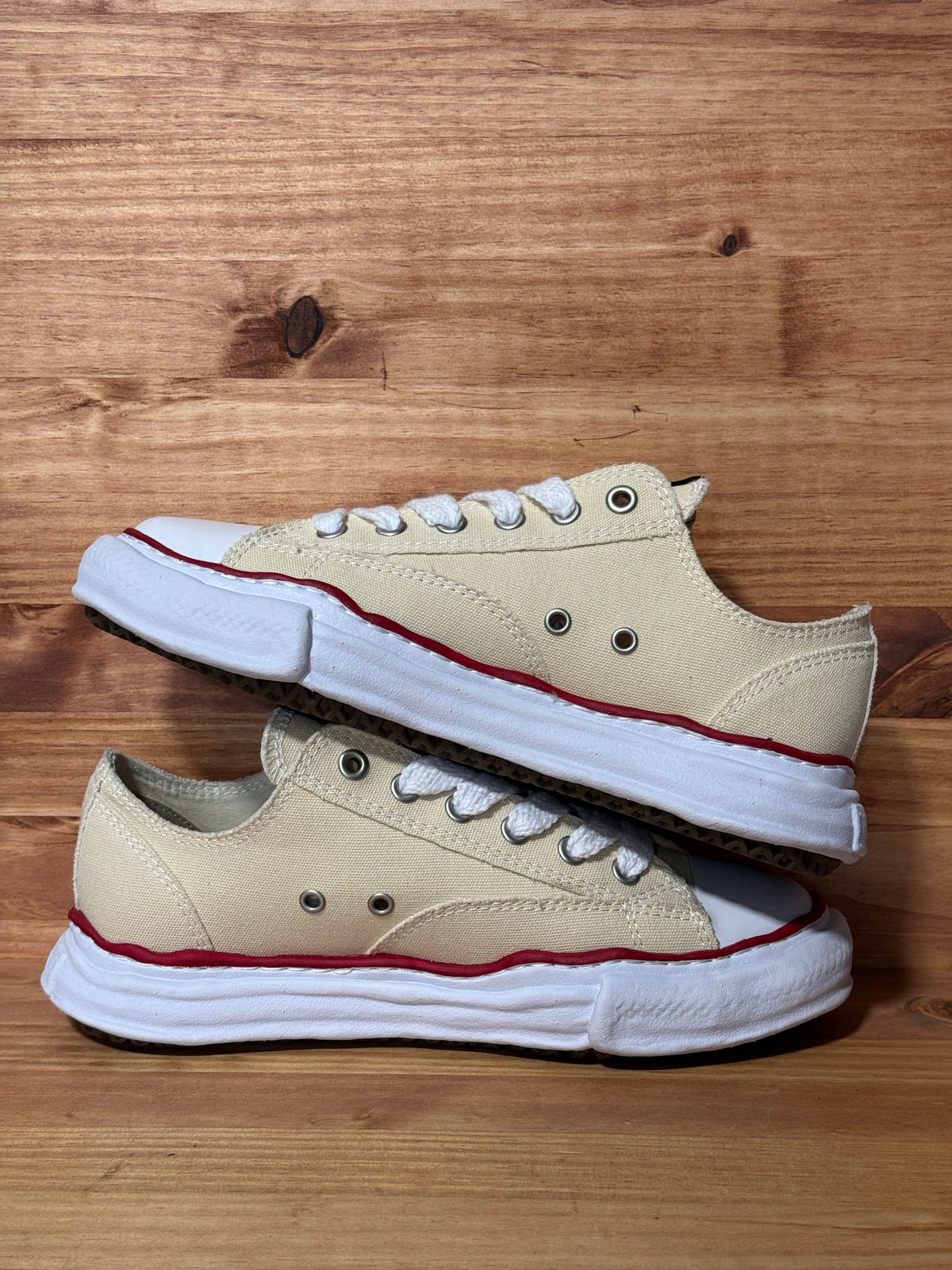 Maison Mihara Yasuhiro Peterson OG Sole Canvas Low Natural