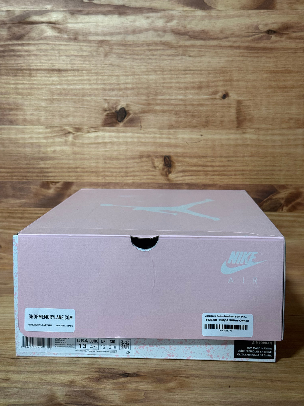 Jordan 5 Retro Medium Soft Pink - Size 13
