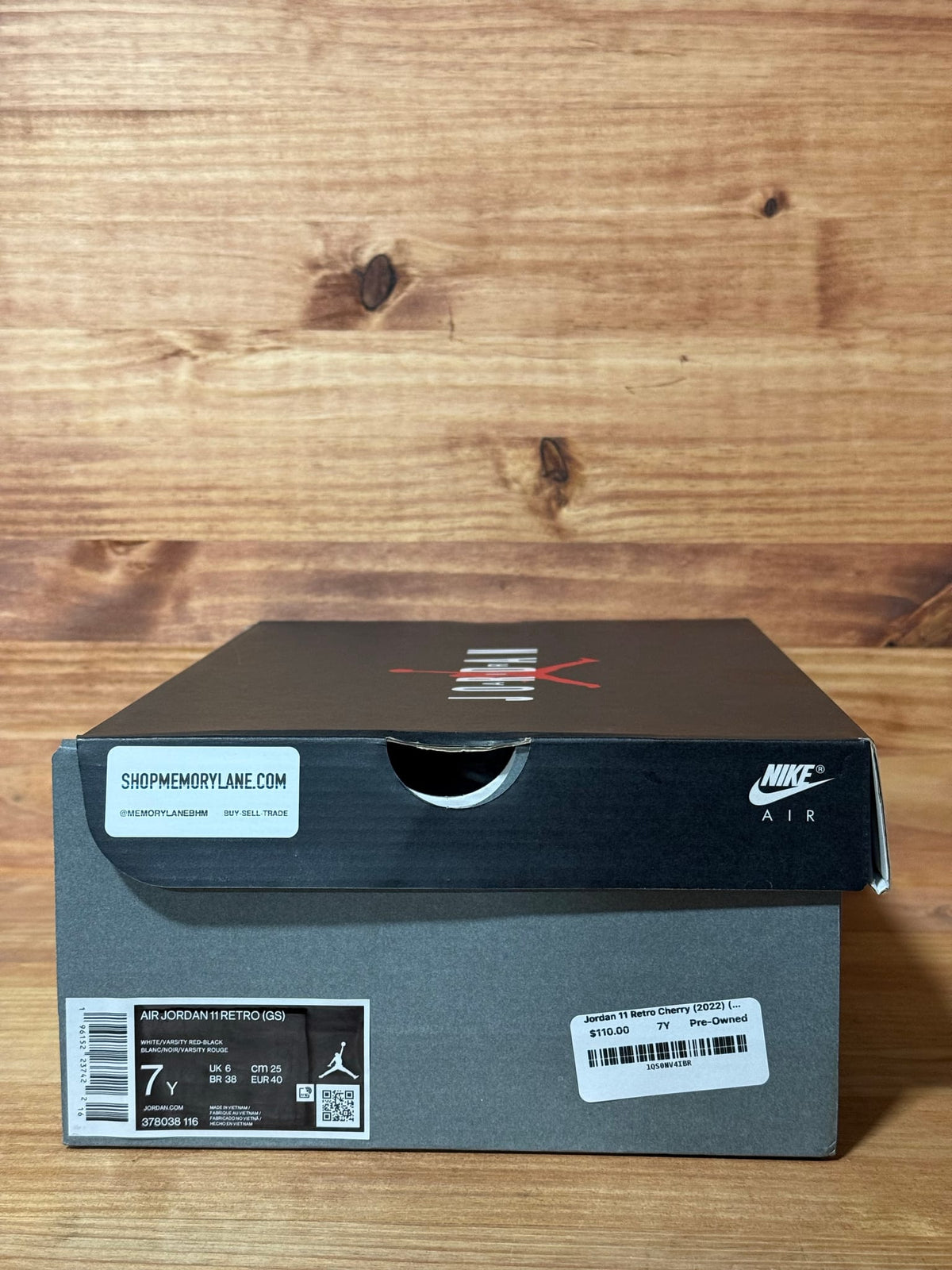 Jordan 11 Retro Cherry (2022) (GS) - Size 7Y