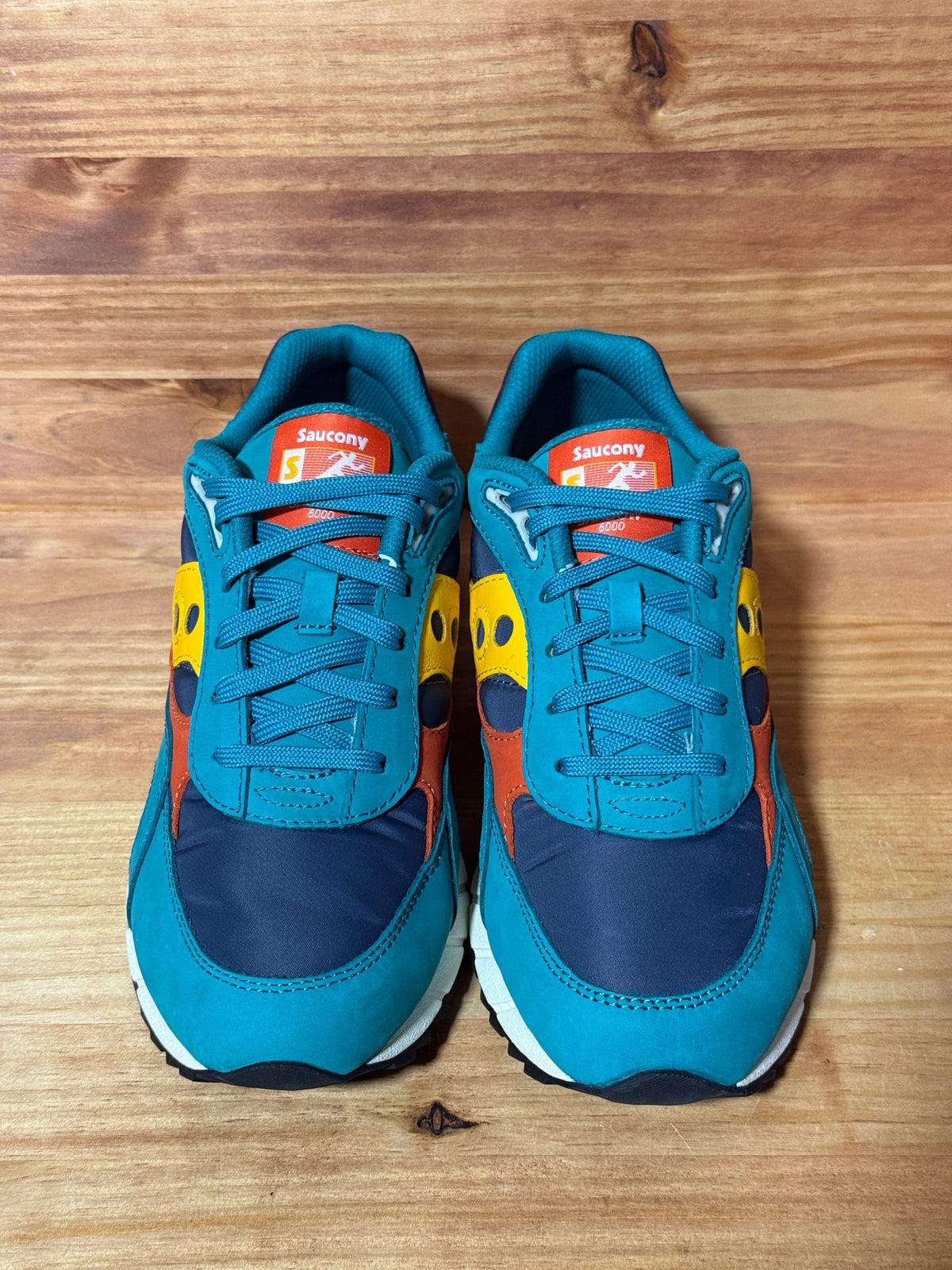 Saucony Shadow 6000 Changing Tides Teal Orange - Size 10