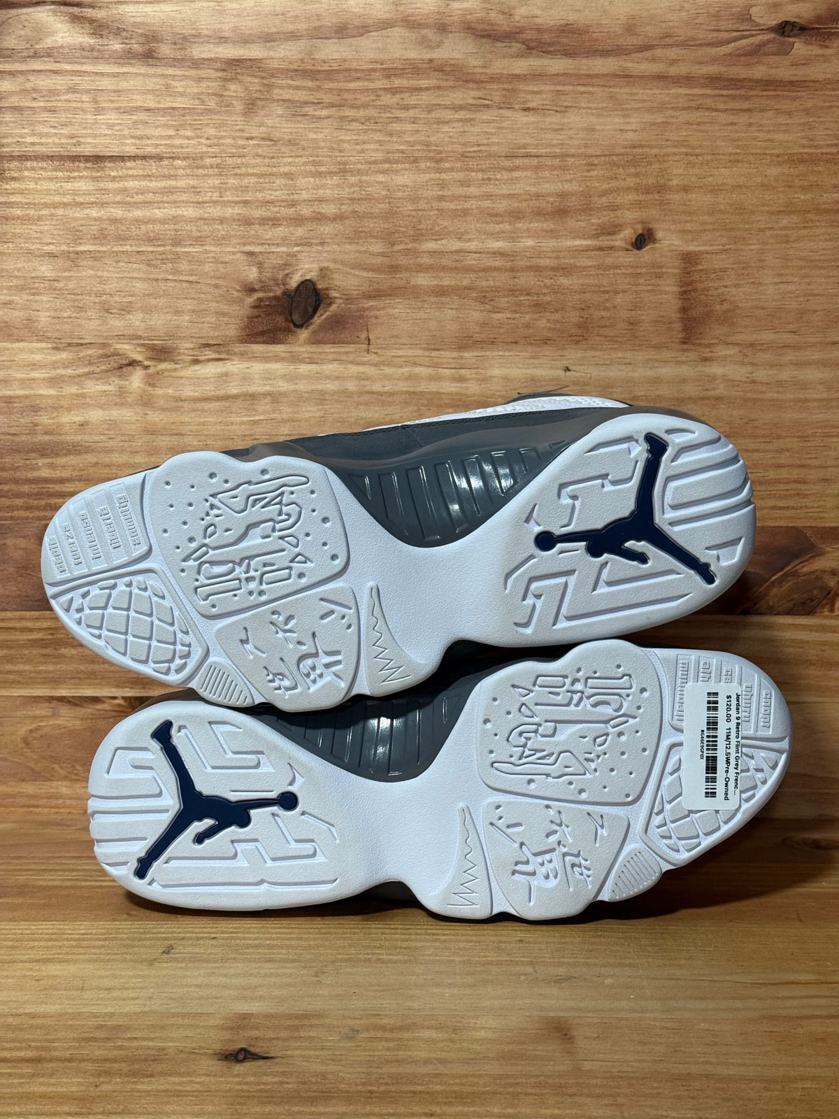 Jordan 9 Retro Flint Grey French Blue (2026) - Size 11