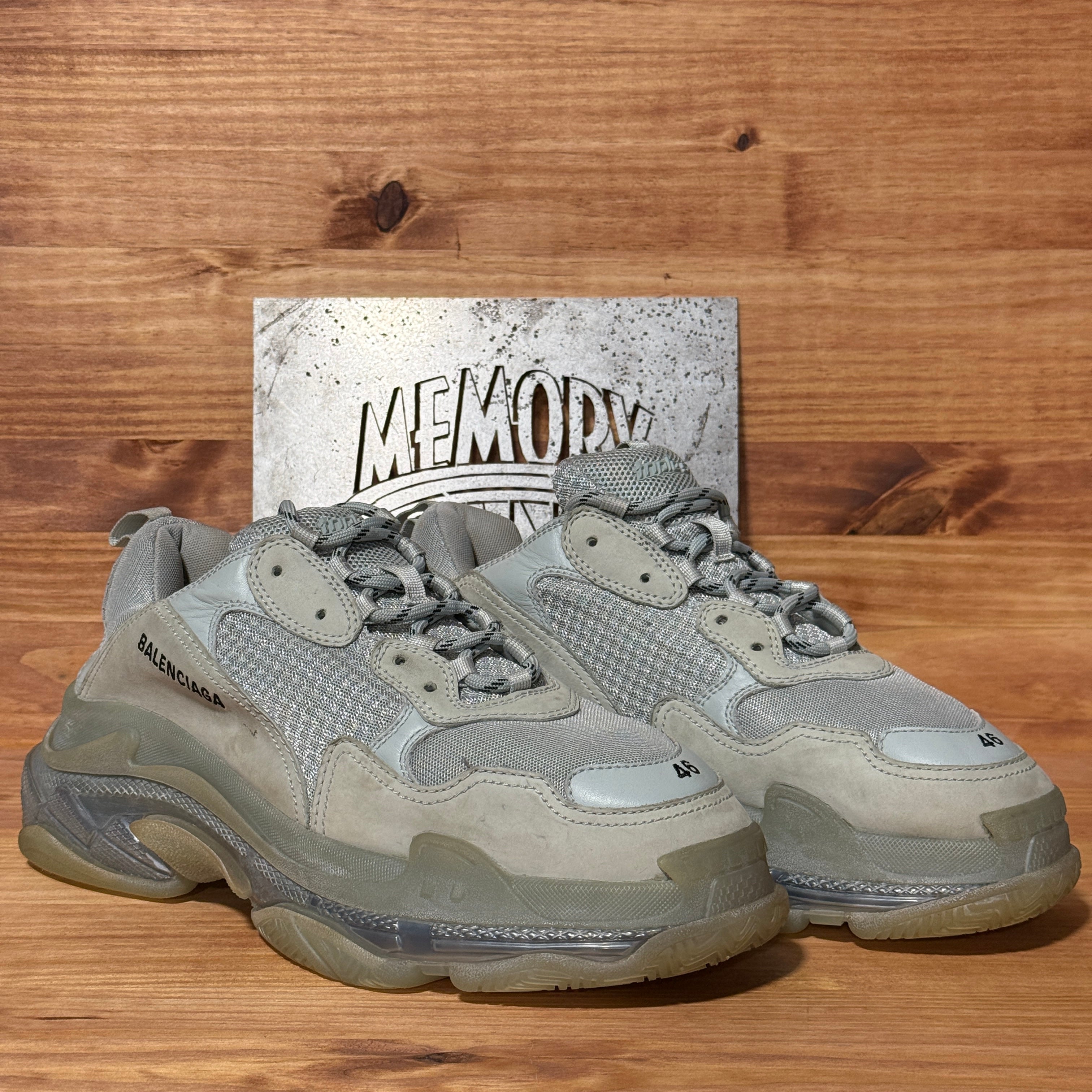 Balenciaga Triple S Clear Sole Gray