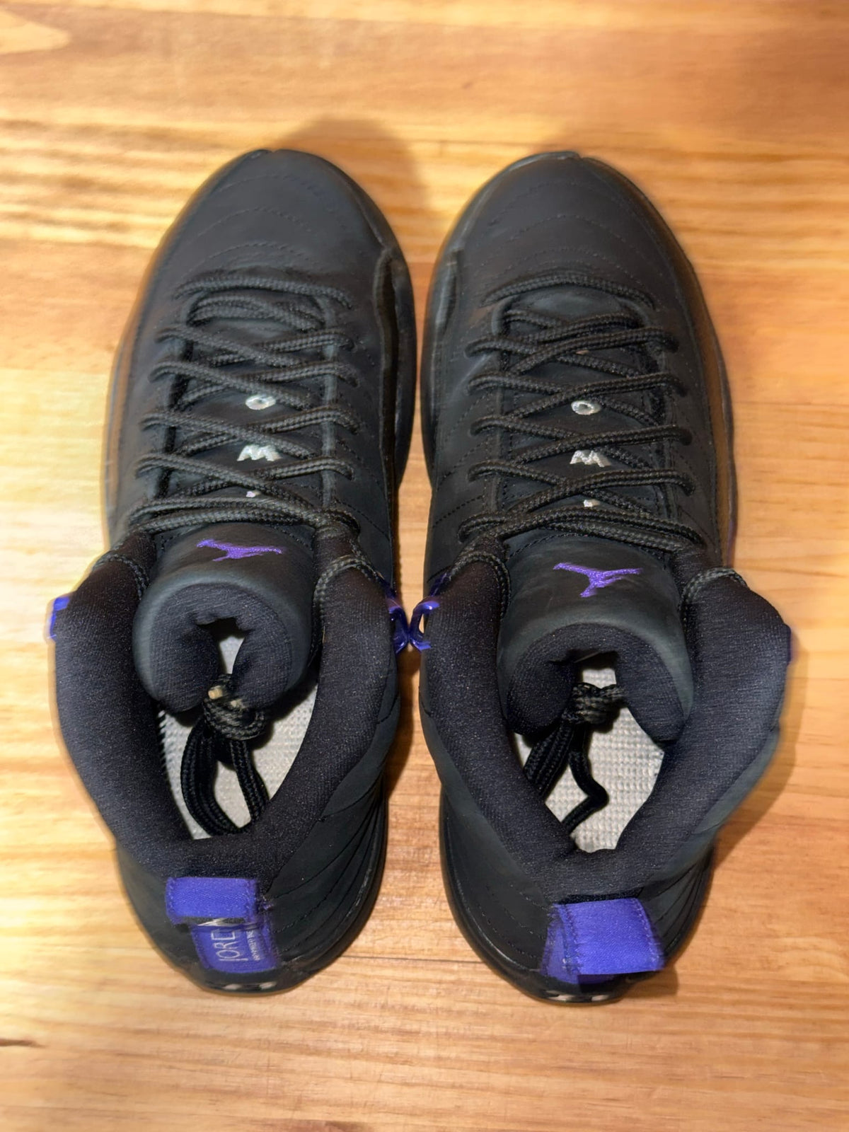Jordan 12 Retro Black Dark Concord (GS) - Size 6Y
