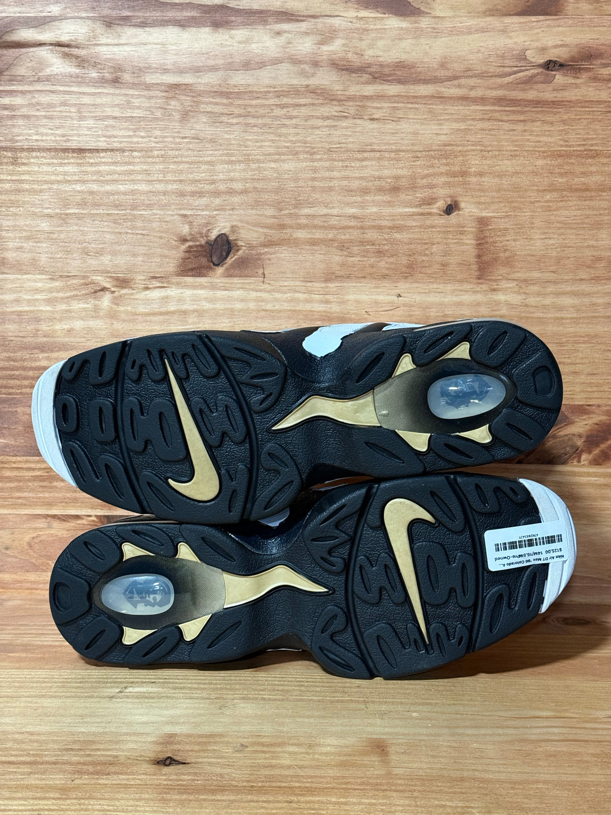 Nike Air DT Max '96 Colorado Away White Black - Size 14