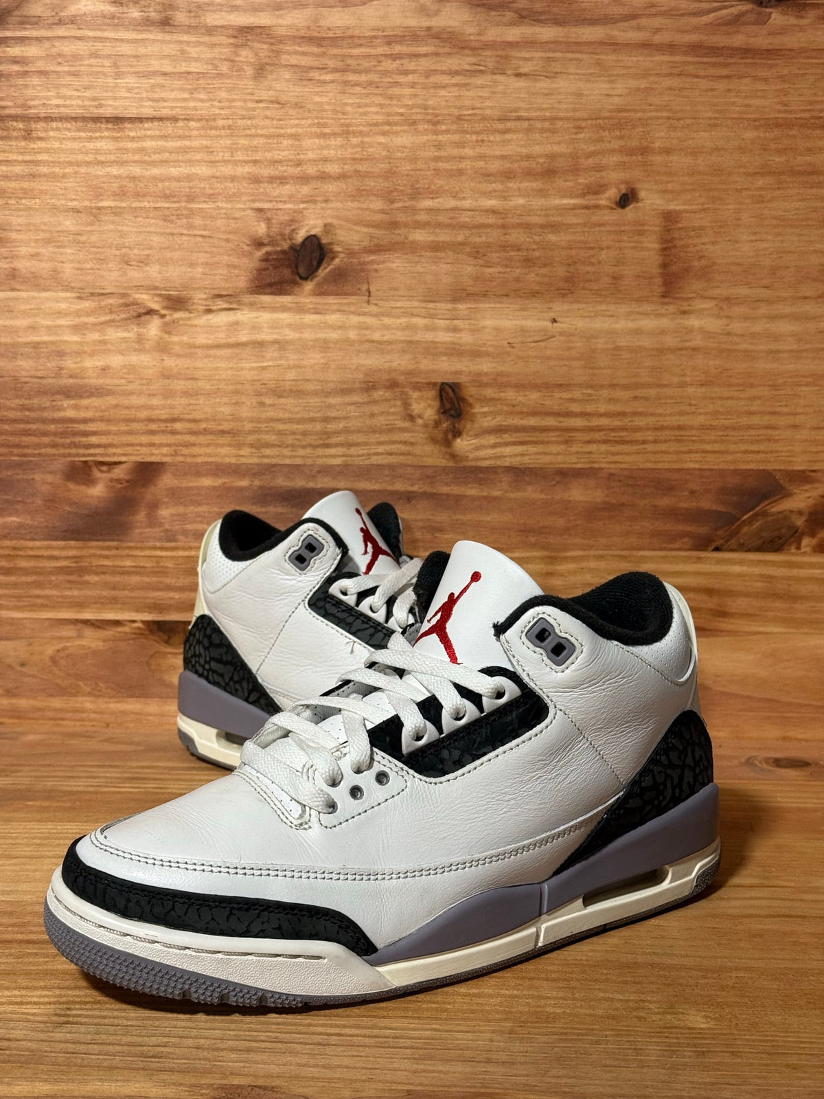 Jordan 3 Retro Cement Grey - Size 9