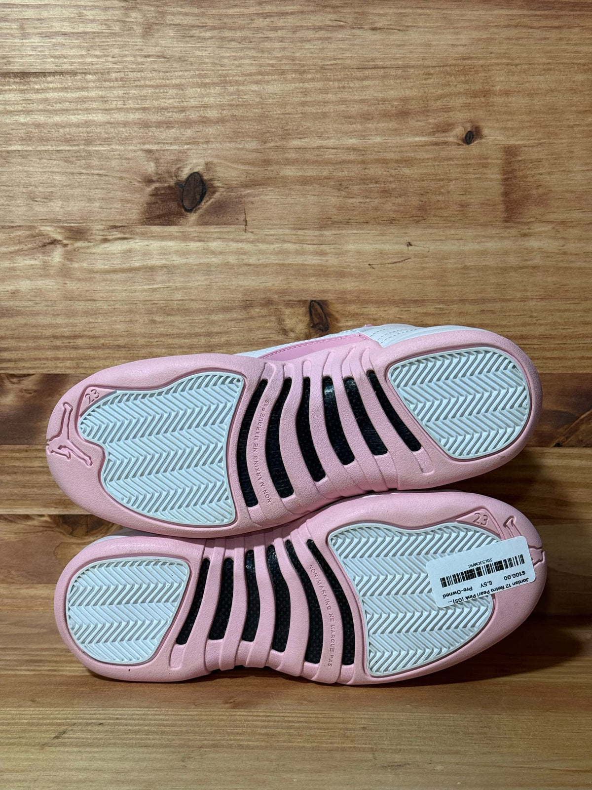 Jordan 12 Retro Pearl Pink (GS) - Size 5.5Y