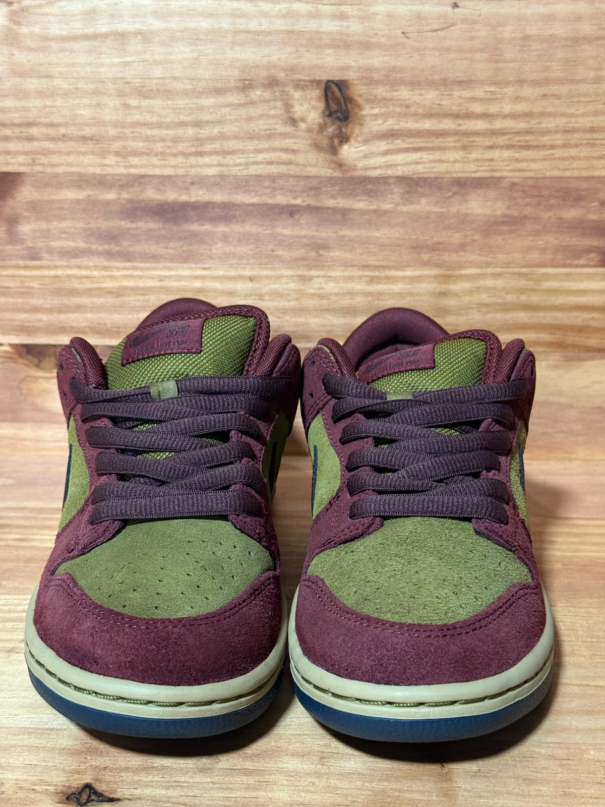 Nike SB Dunk Low Dark Team Red Olive Flak