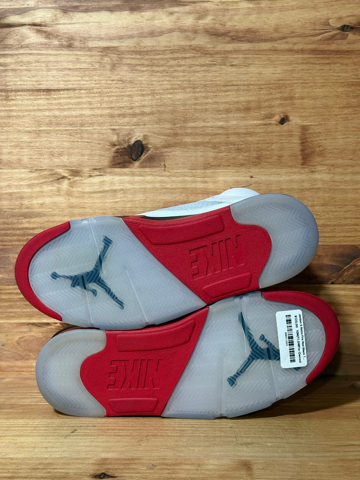 Jordan 5 Retro Fire Red Black Tongue (2025) - Size 10