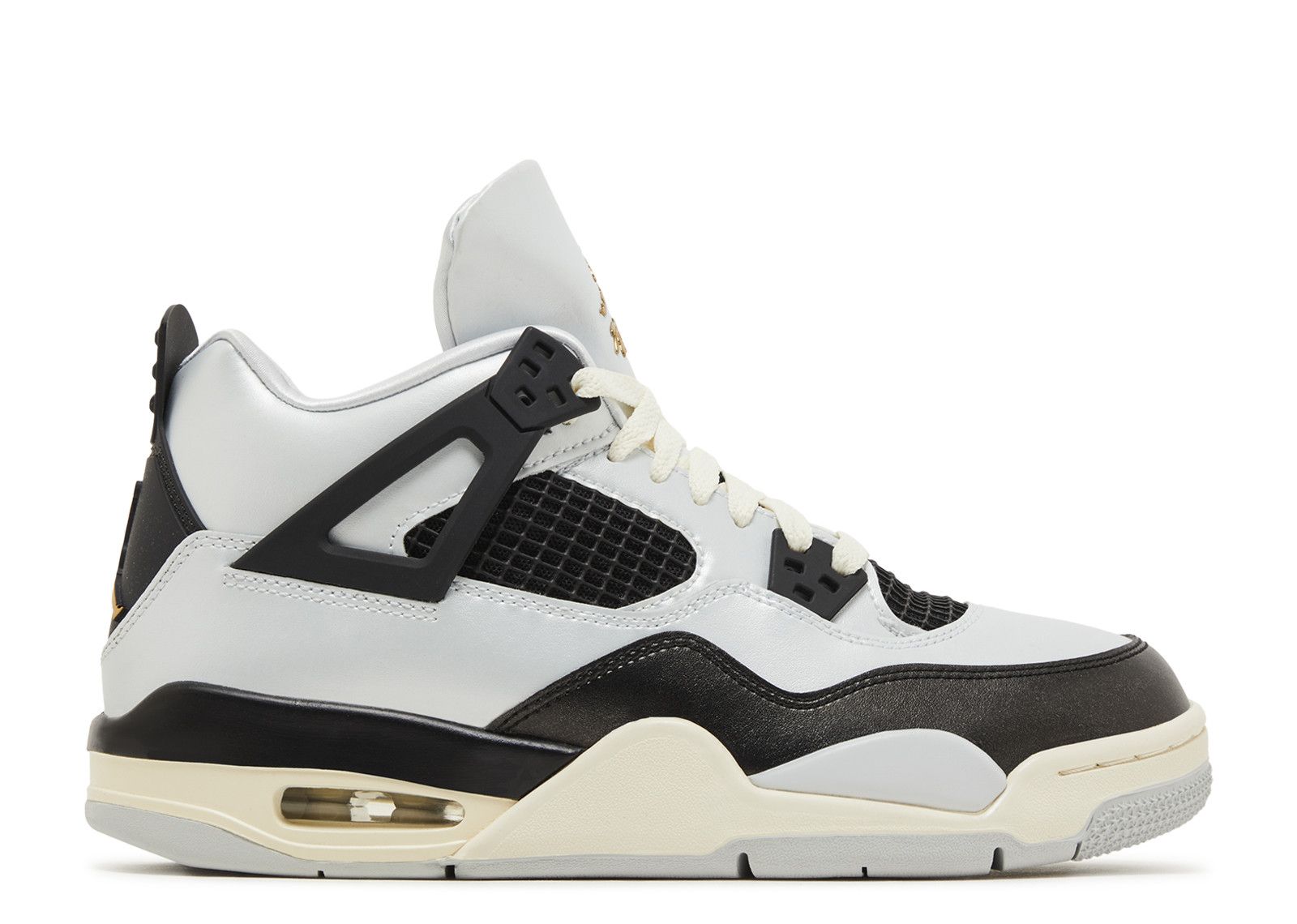 Air Jordan 4 Retro GS Platinum Gold