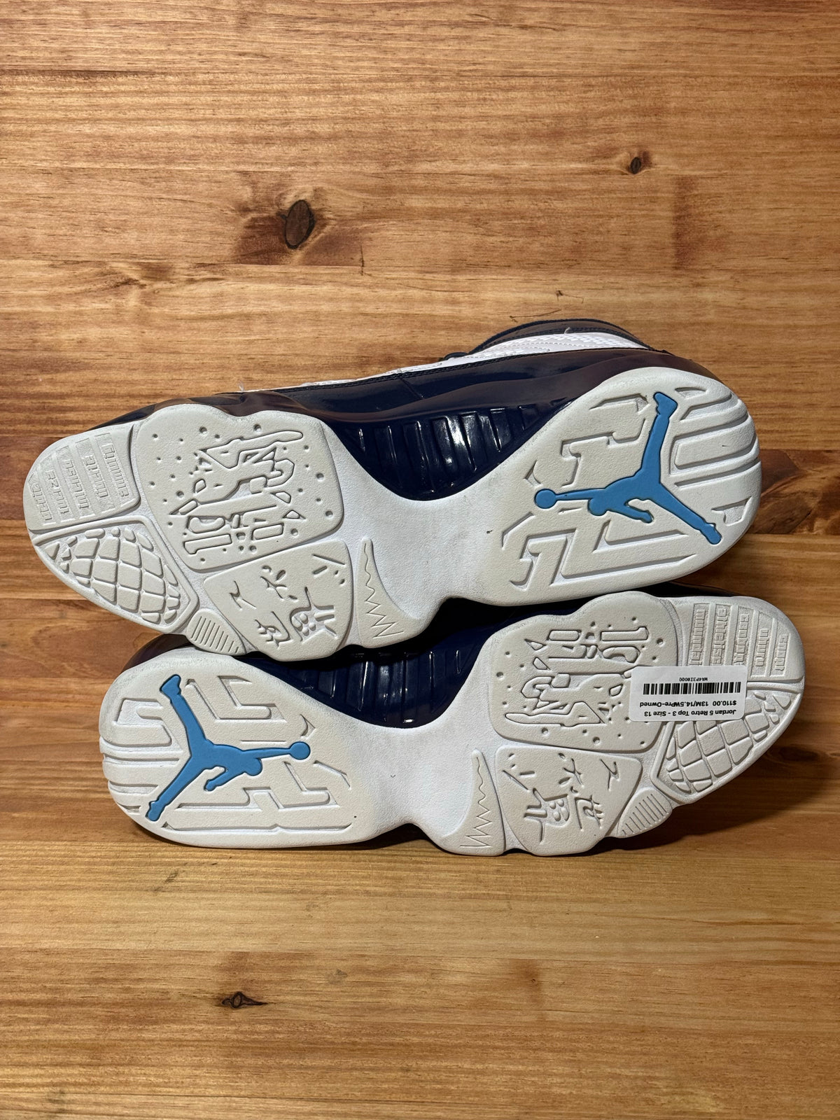Jordan 9 Retro Pearl Blue - Size 13