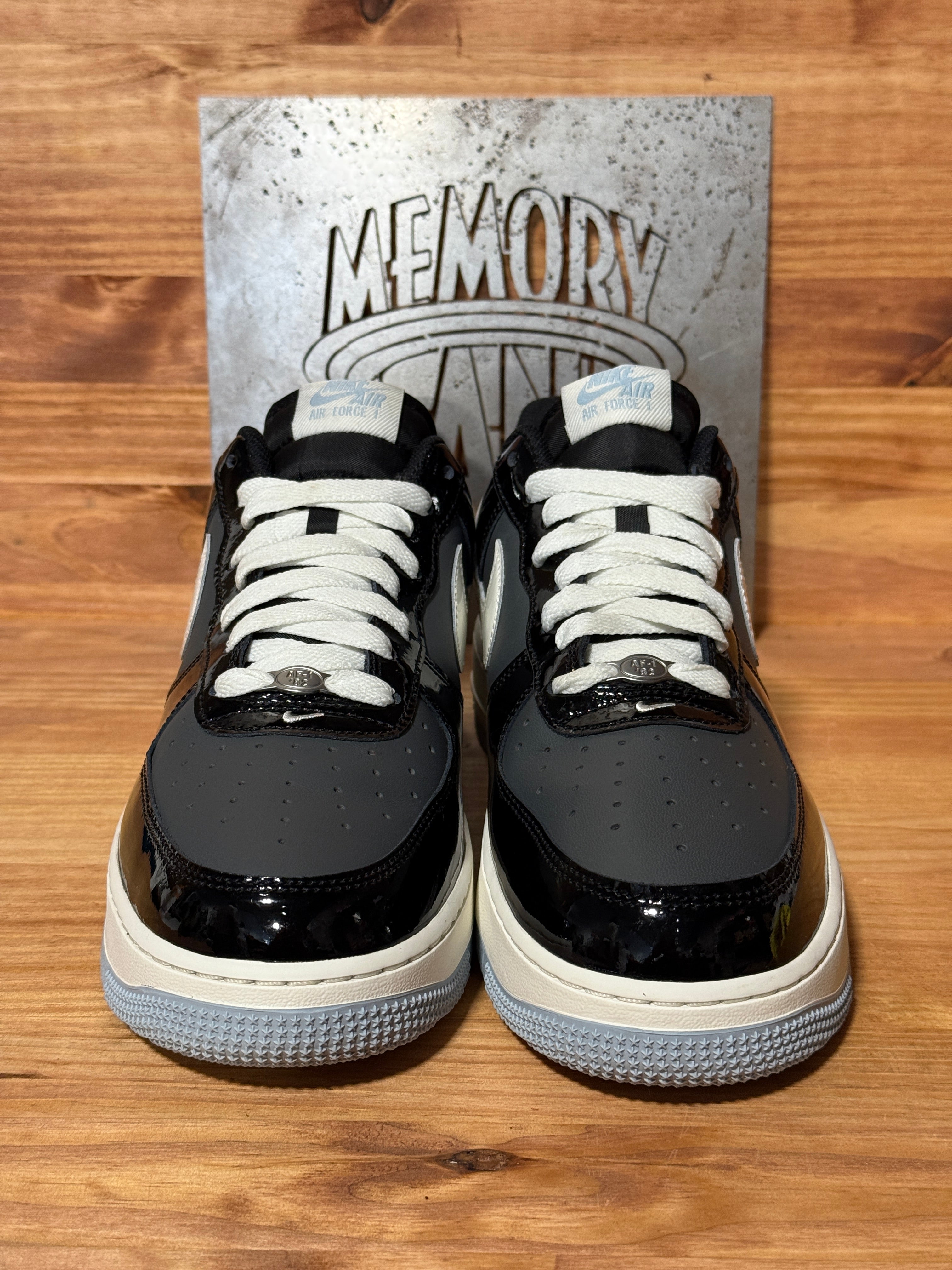 Nike Air Force 1 Low Black Iron Grey Patent