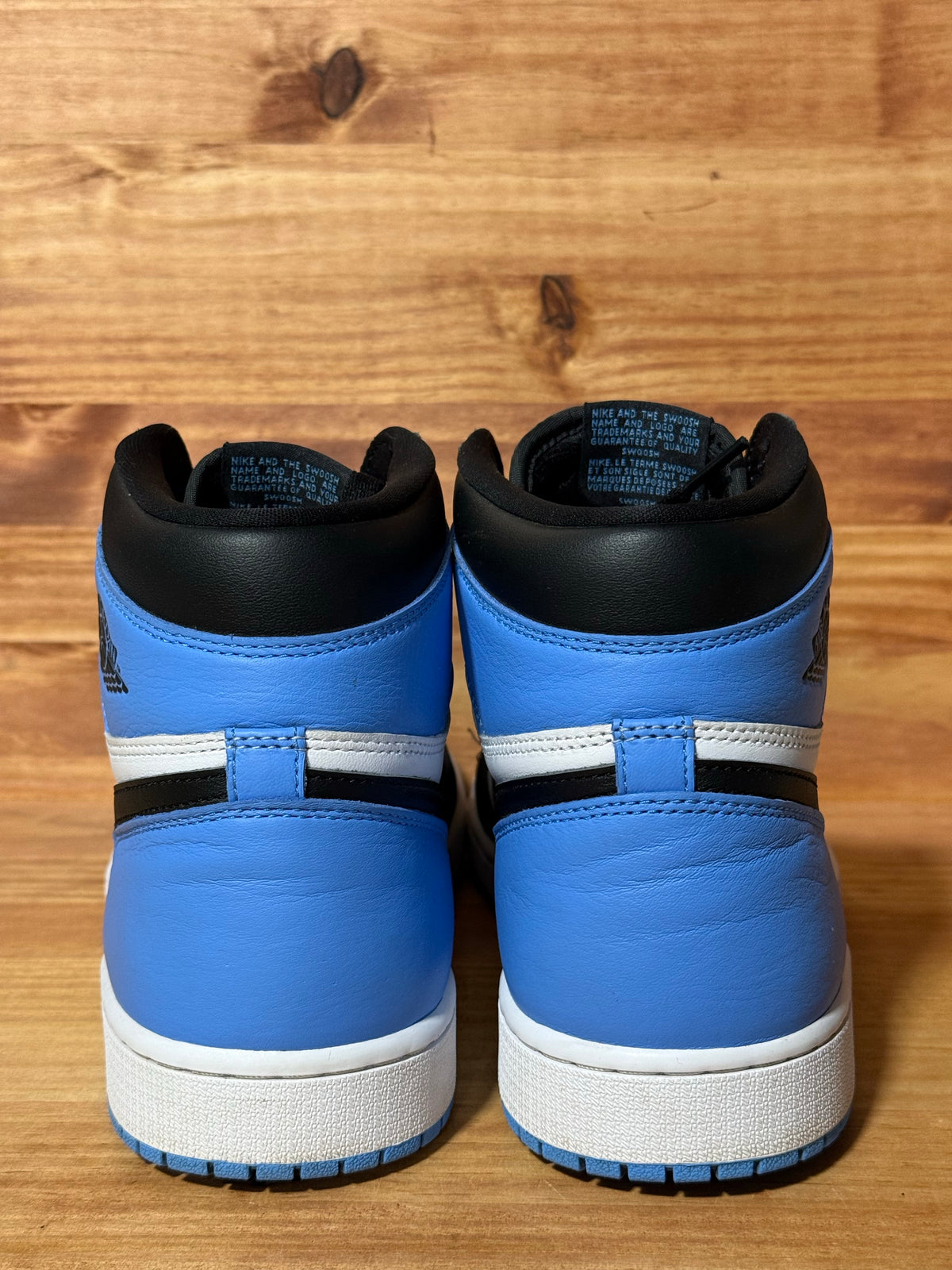 Jordan 1 Retro High OG UNC Toe - Size 12