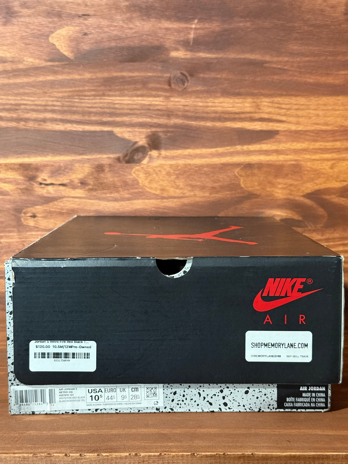 Jordan 5 Retro Fire Red Black Tongue (2025)