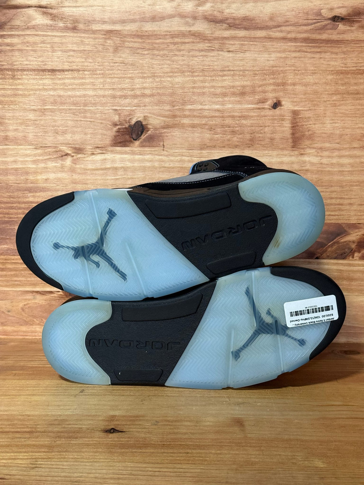Jordan 5 Retro Black University Blue (2026) - Size 12