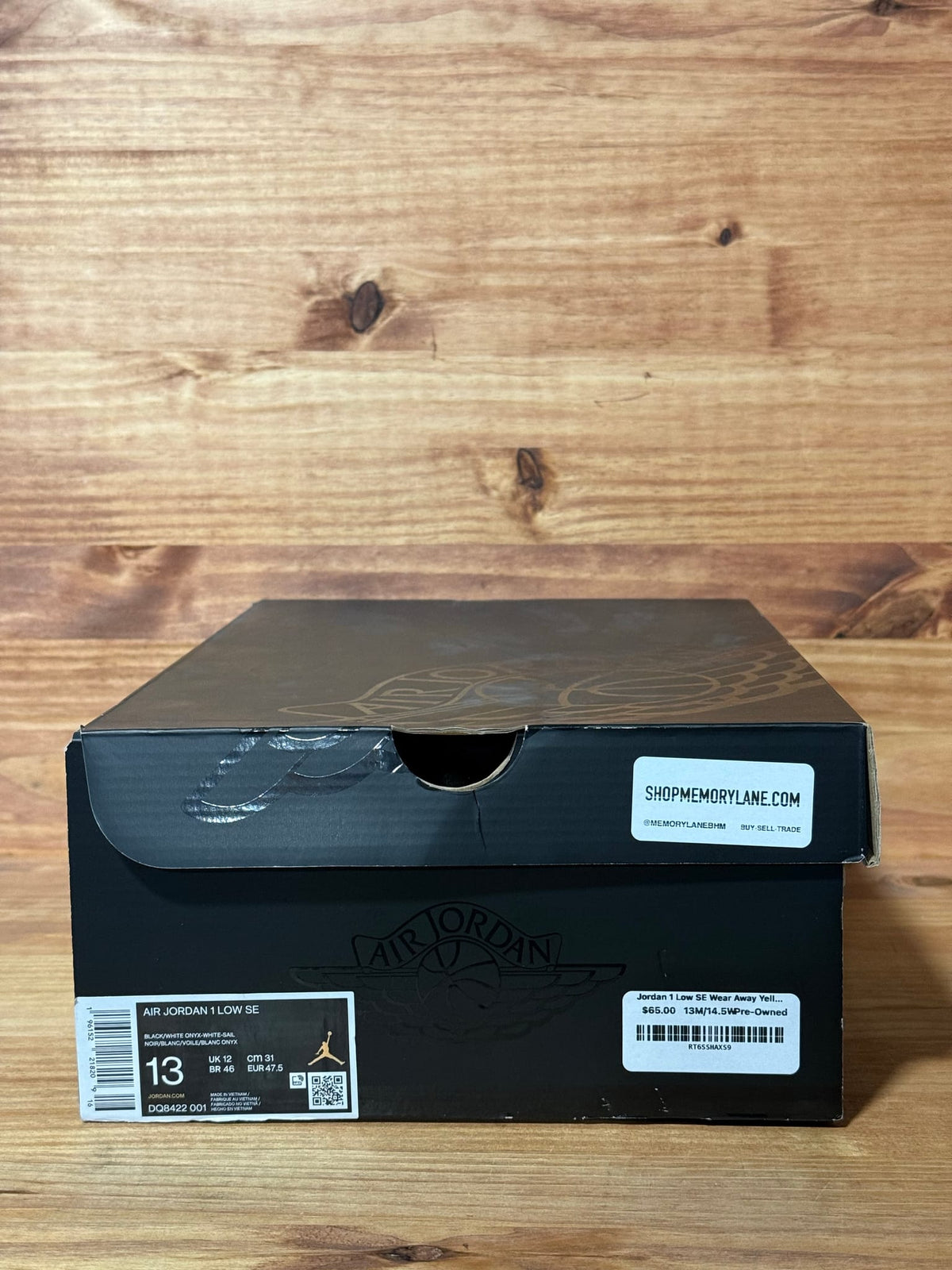 Jordan 1 Low SE Wear Away Yellow - Size 13