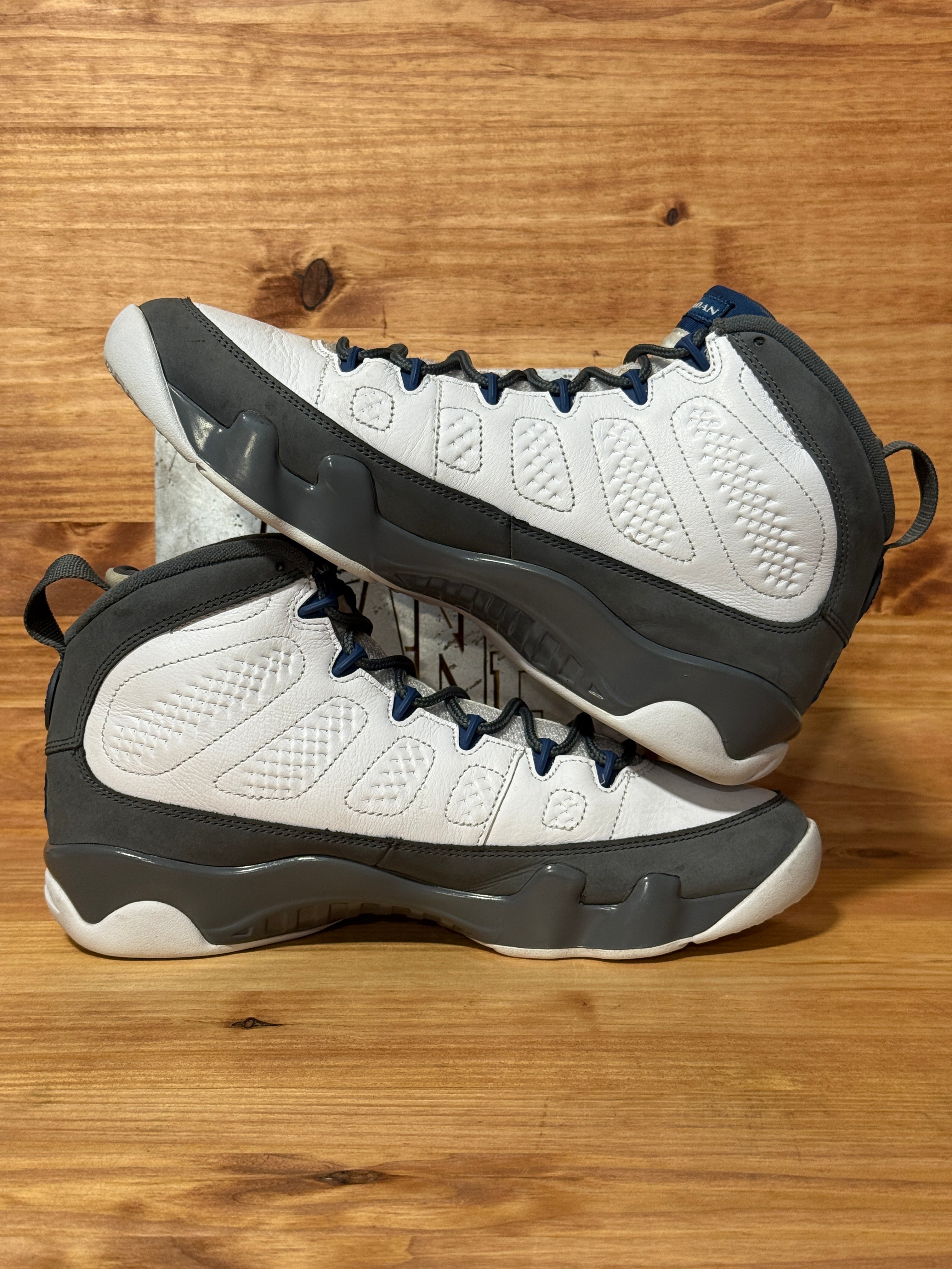 Jordan 9 Retro Flint Grey French Blue (2026)