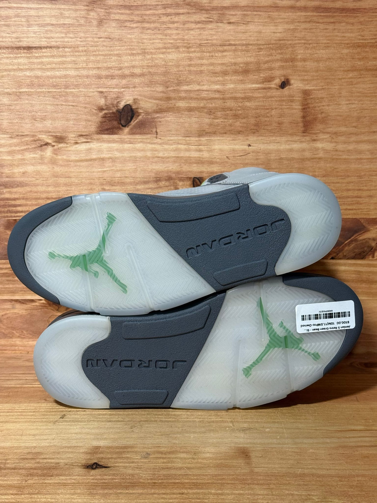Jordan 5 Retro Green Bean - Size 10
