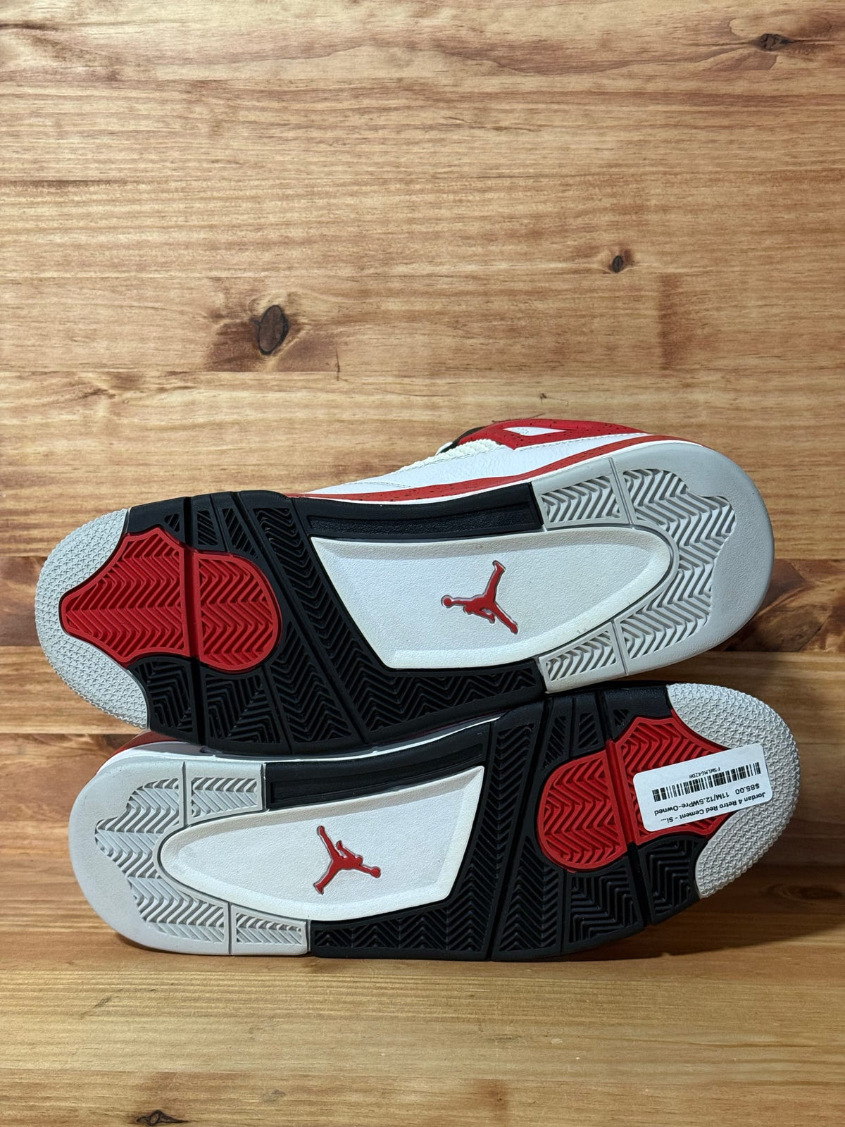 Jordan 4 Retro Red Cement - Size 11