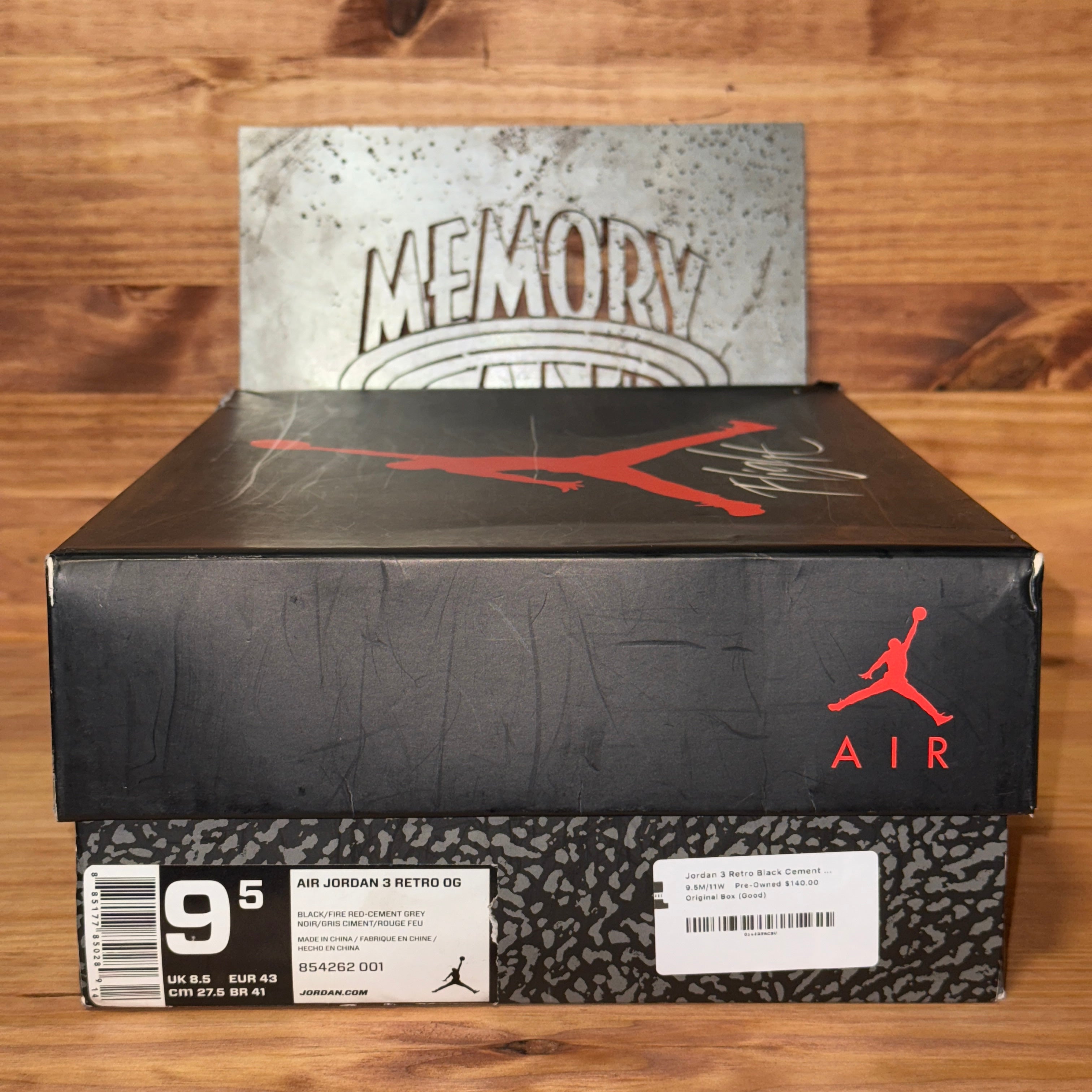 Jordan 3 Retro Black Cement (2018)