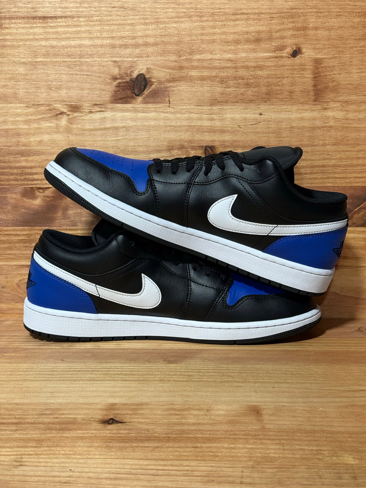 Jordan 1 Low Black Royal Toe