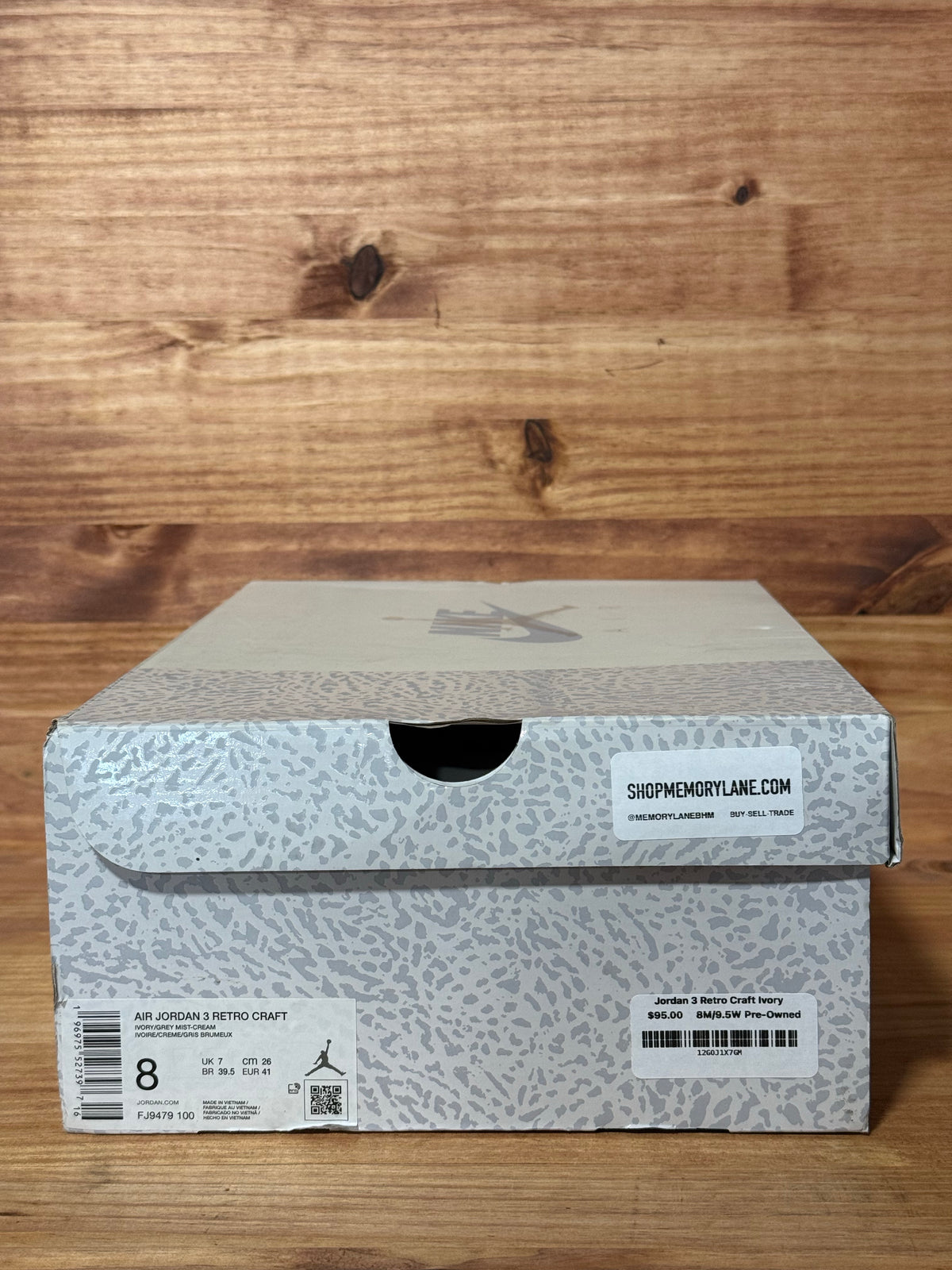 Jordan 3 Retro Craft Ivory