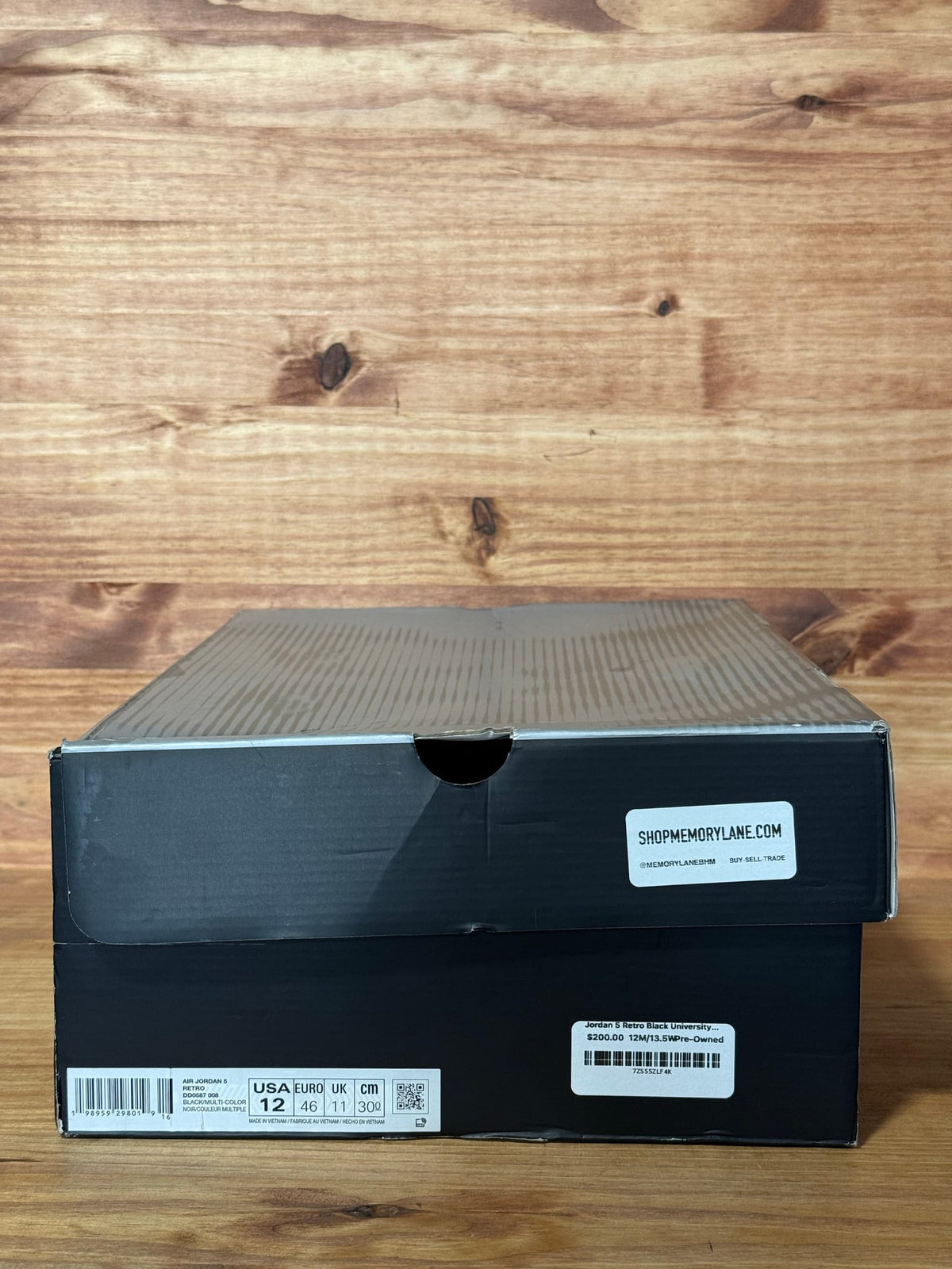 Jordan 5 Retro Black University Blue (2026) - Size 12