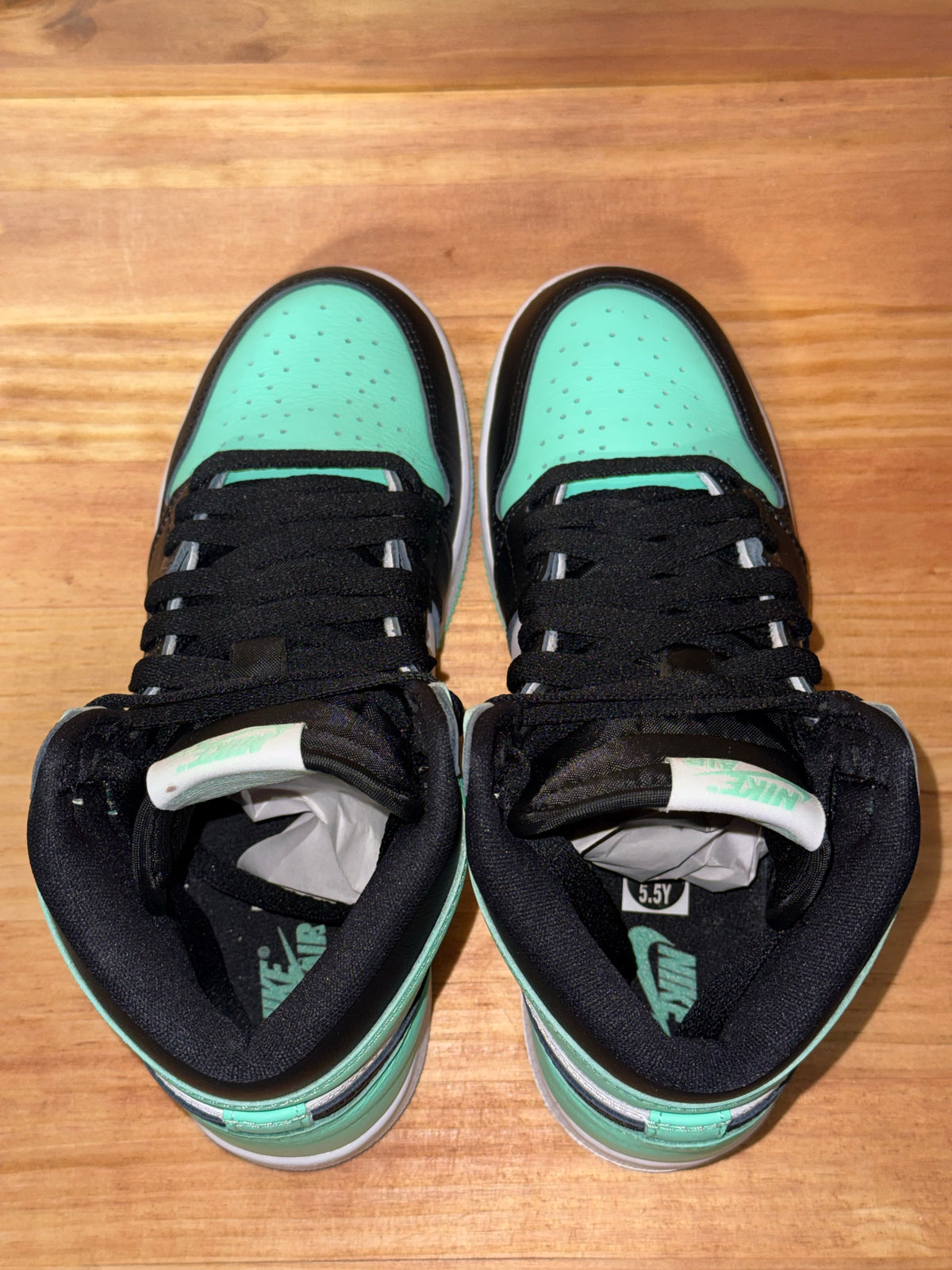 Jordan 1 Retro High OG Green Glow (GS)