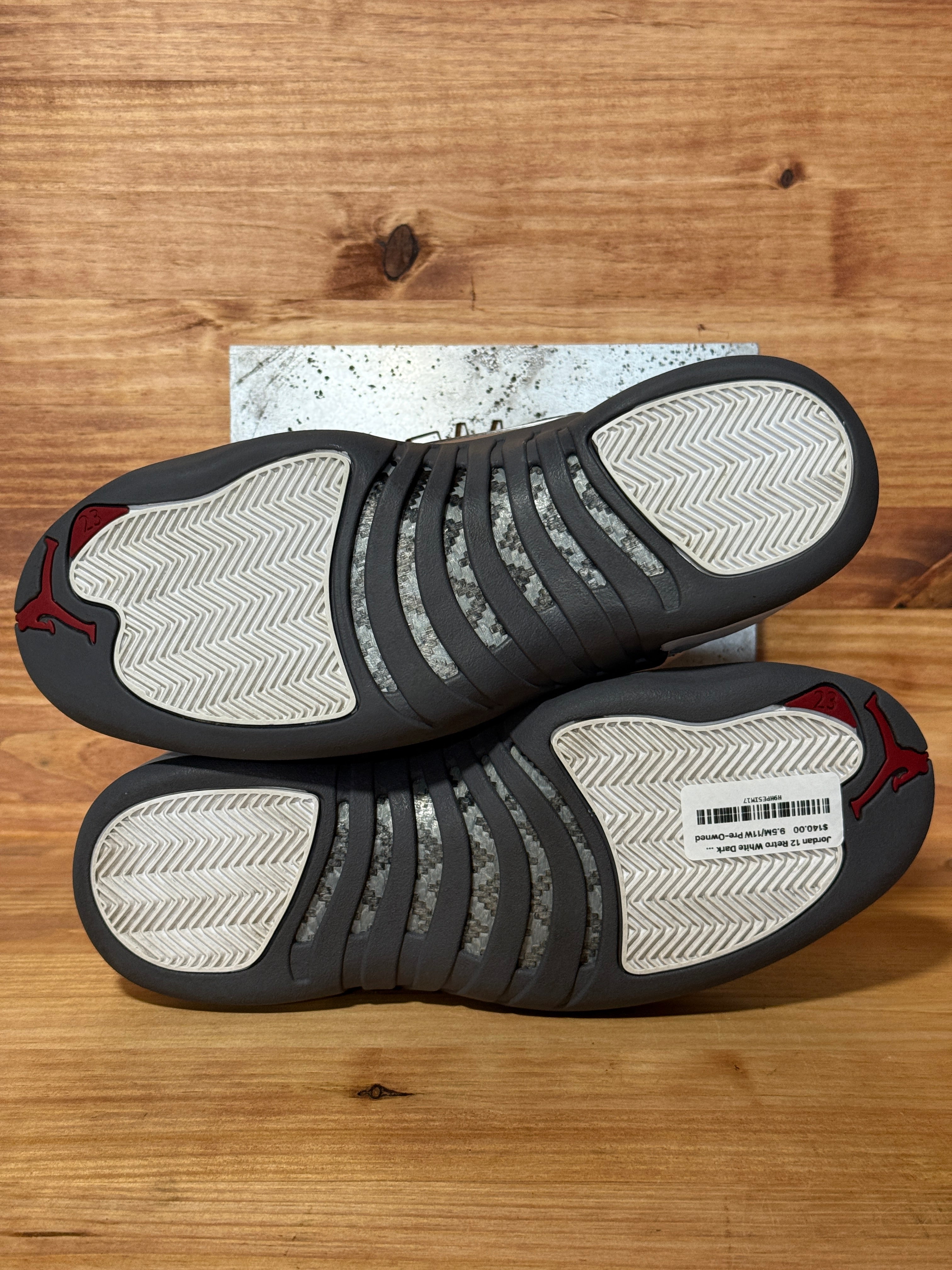 Jordan 12 Retro White Dark Grey
