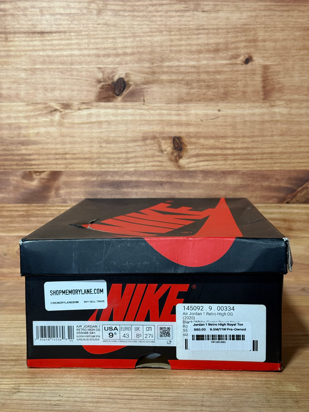 Jordan 1 Retro High Royal Toe