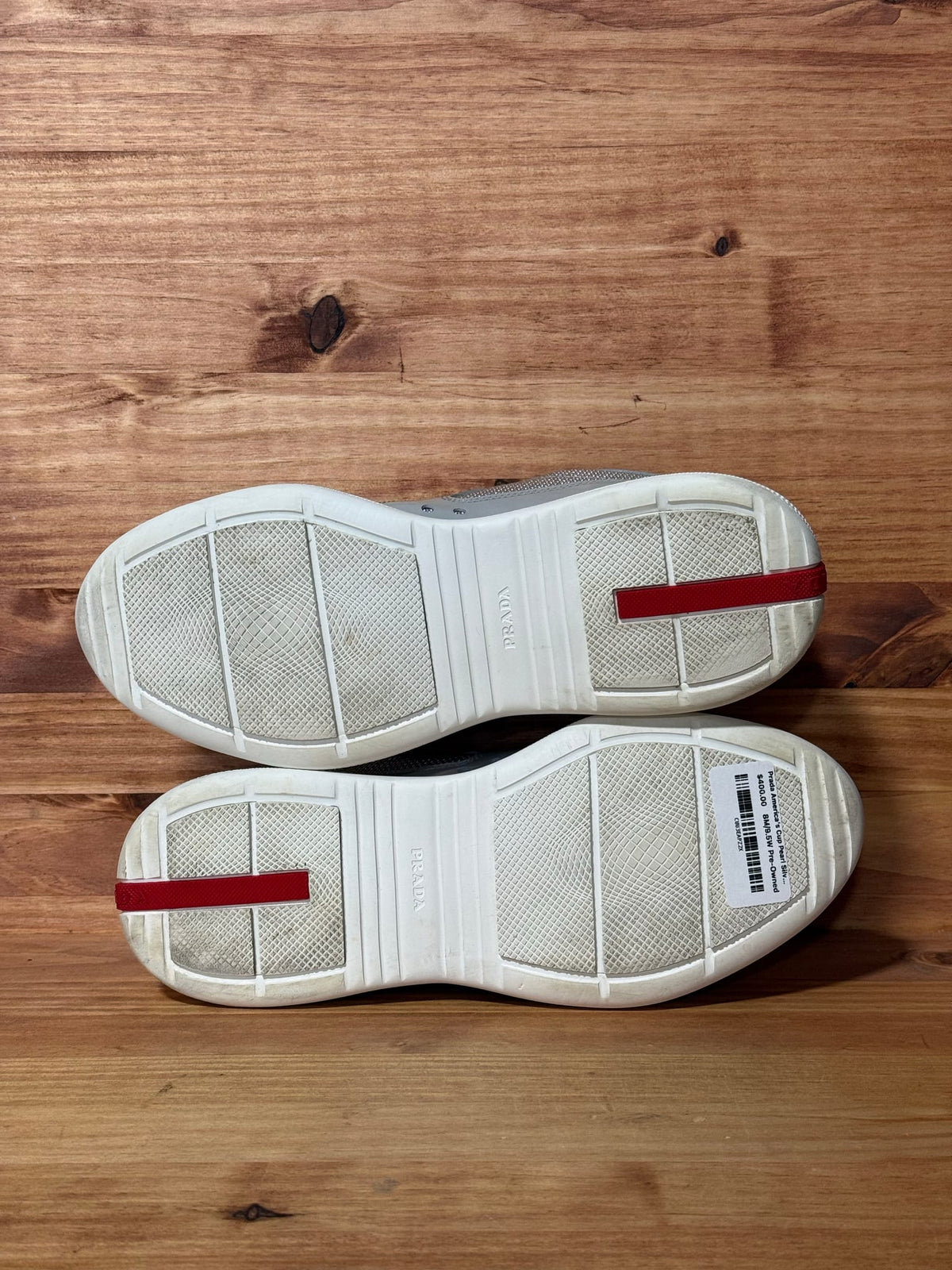Prada America's Cup Pearl Silver - Size 8