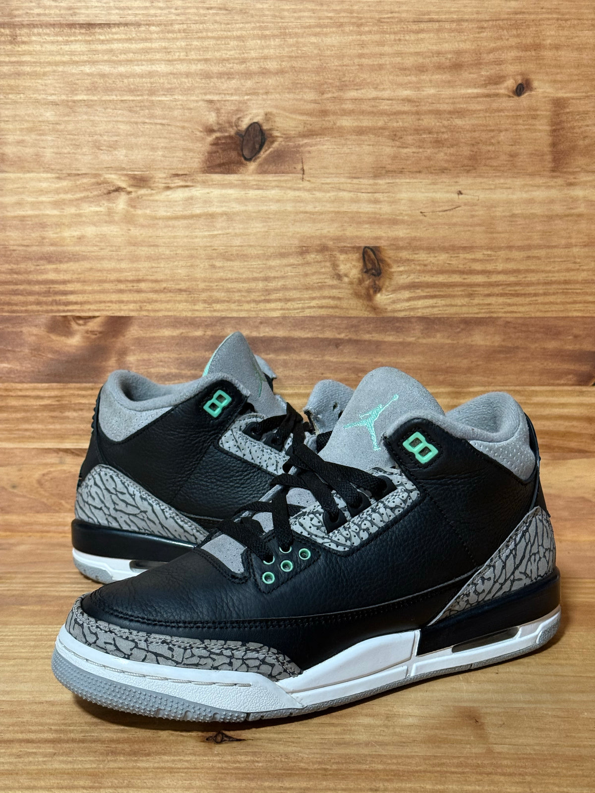 Jordan 3 Retro Green Glow (GS)