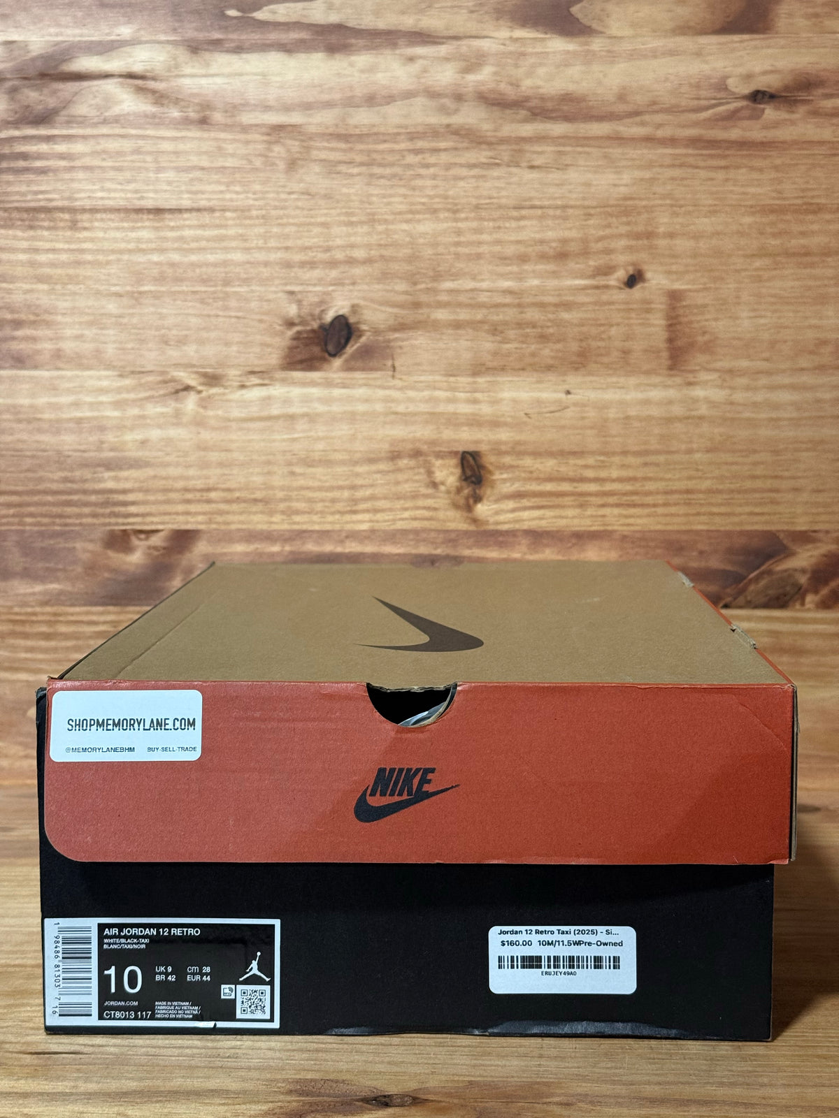 Jordan 12 Retro Taxi (2025) - Size 10
