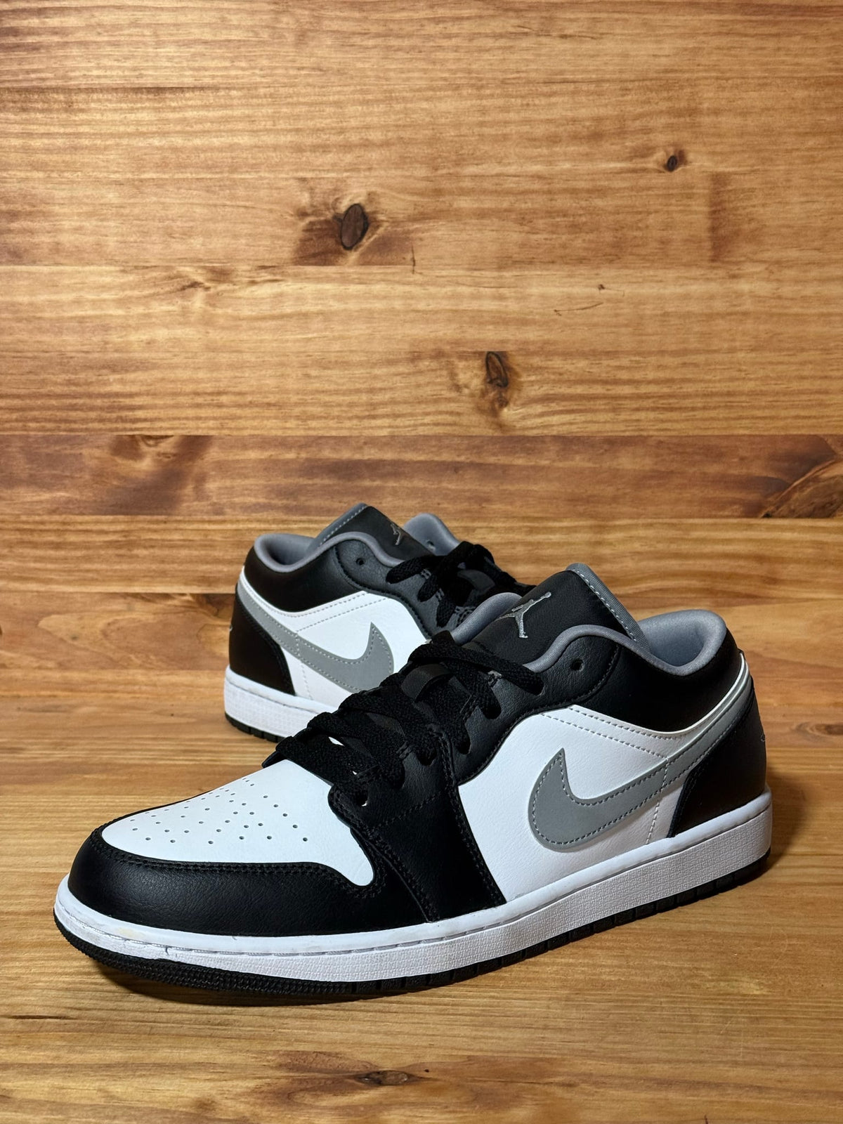 Jordan 1 Low Black White Grey - Size 11
