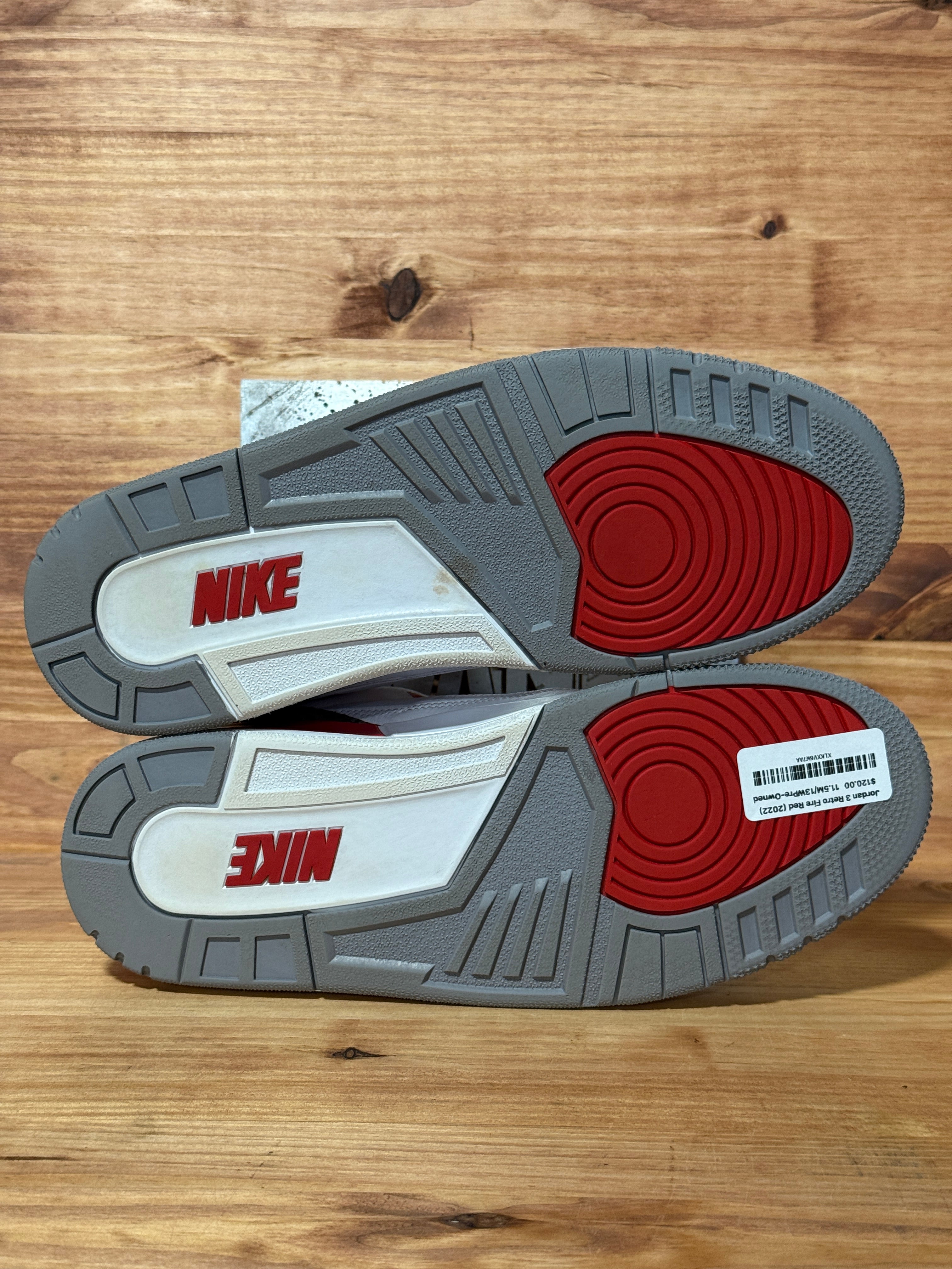 Jordan 3 Retro Fire Red (2022)