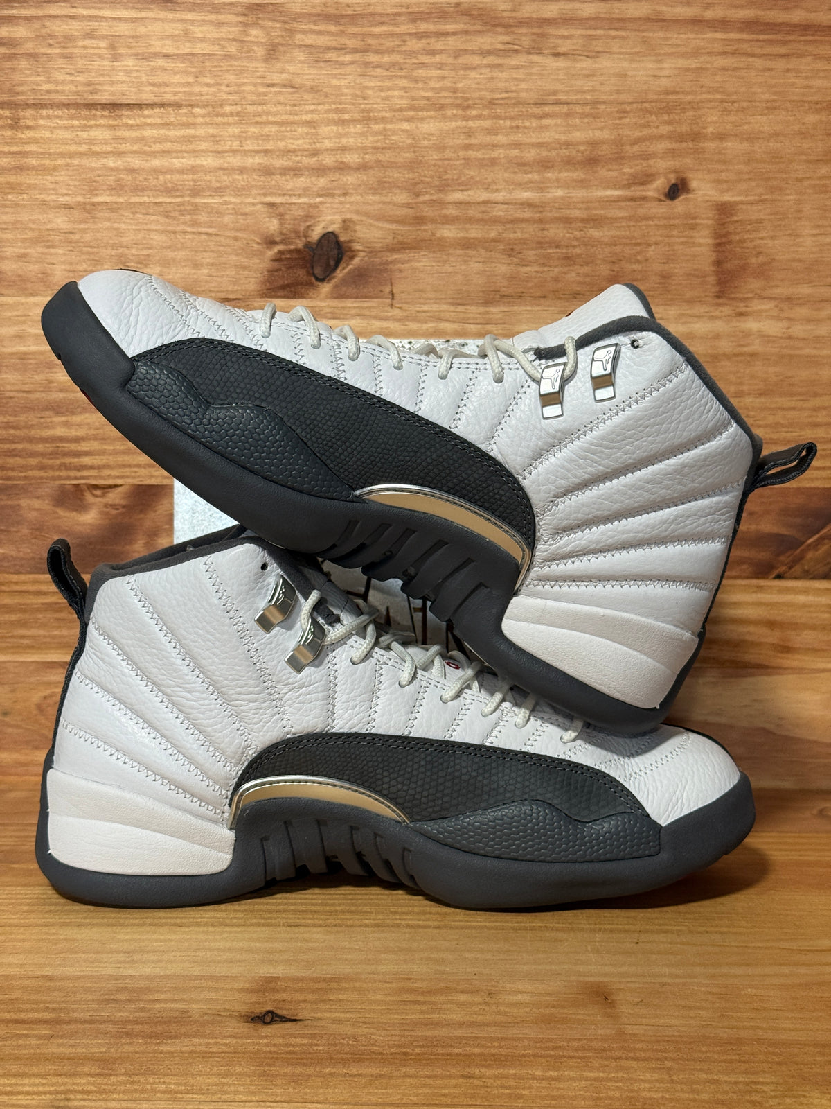 Jordan 12 Retro White Dark Grey